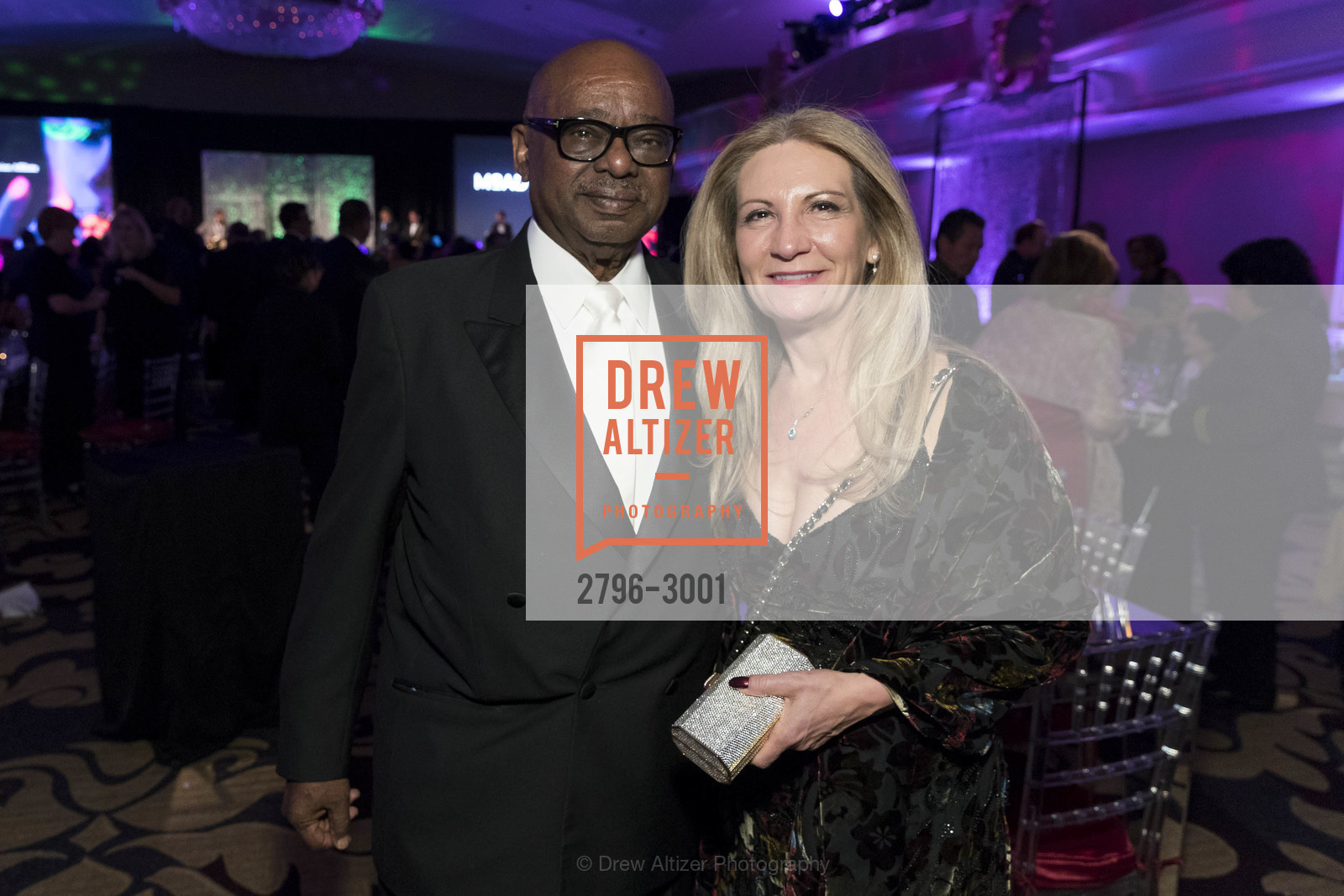 Ernest Bates, Kathryn McMorrow, MoAD's 2017 Afropolitan Ball, Fairmont Hotel. 950 Mason St SF, Photo #2796-3001 Ernest Bates, Kathryn McMorrow, Photo #2796-3001