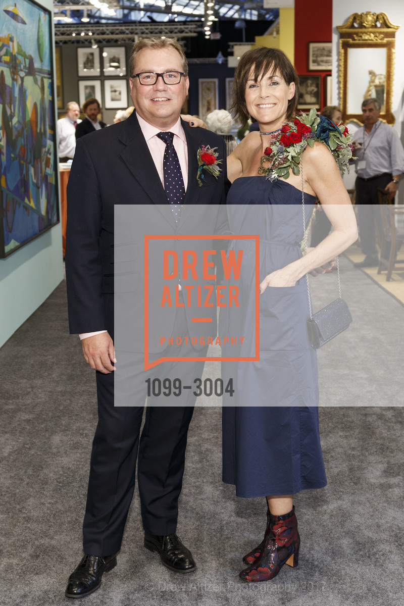 Guy Newton, Julie Lloyd, The San Francisco Fall Art & Antiques Show Opening Night Preview Gala, Fort Mason Center, Festival Pavilion. 2 Marina Blvd, San Francisco, CA 94123, October 25th, 2017, Photo #1099-3004 Guy Newton, Julie Lloyd, Photo #1099-3004