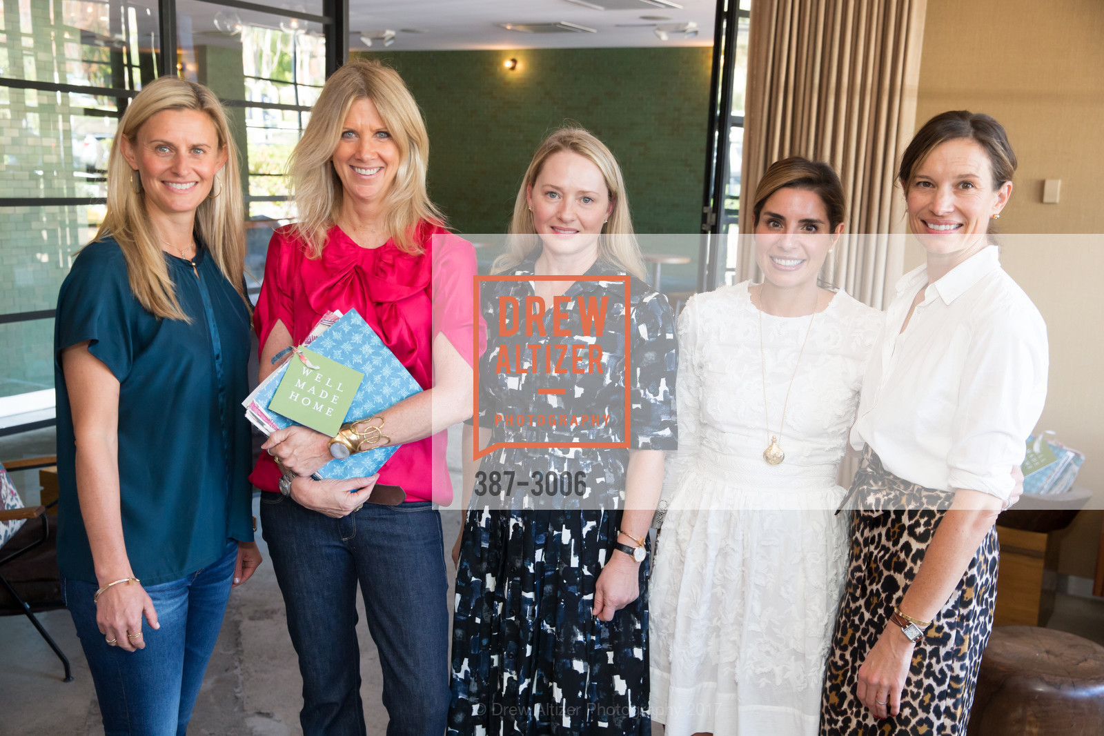 Melanie Mount, Schuyler Samperton, Maria Pitillo, Cherrie McGowan, Heather Rosenfield, Well Made Home Introduces SCHUYLER SAMPERTON's Textile Line, Farmshop Restaurant. 2233 Larkspur Landing Circle, October 25th, 2017, Photo #387-3006 Melanie Mount, Schuyler Samperton, Maria Pitillo, Cherrie McGowan, Heather Rosenfield, Photo #387-3006