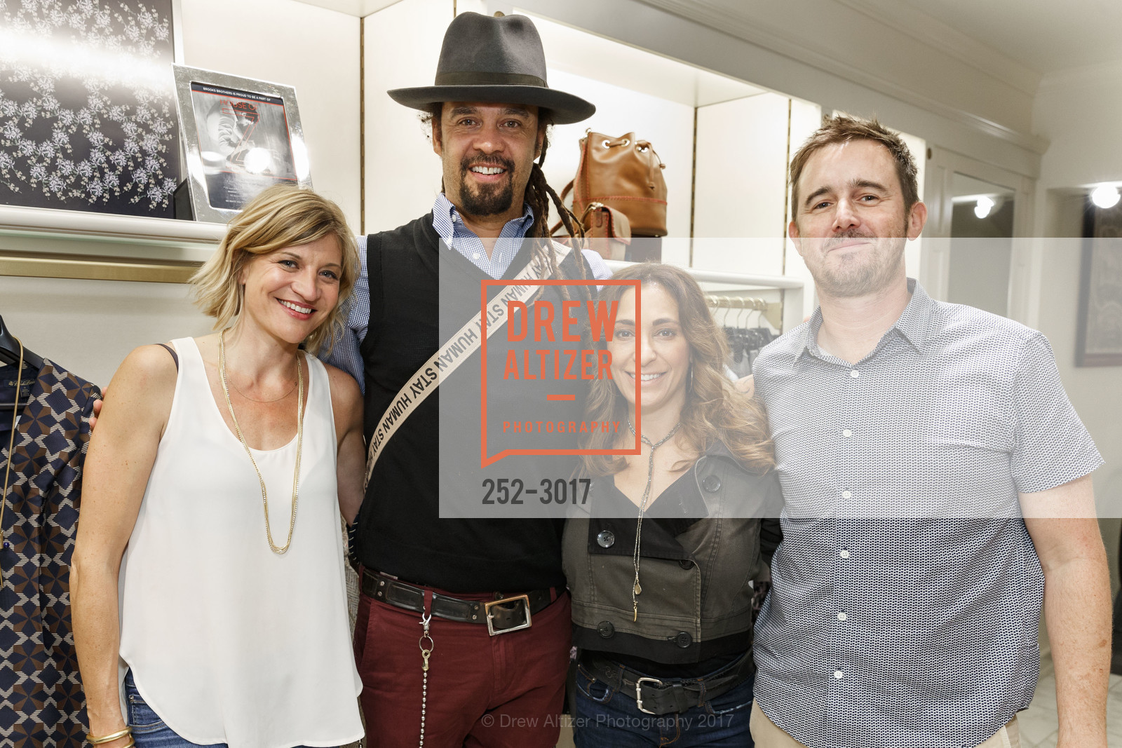 Danielle Madeira, Michael Franti, Gentry Magazine Entertainment Issue Launch hosted by BROOKS BROTHERS, Brooks Brothers, October 26th, 2017, Photo #252-3017 Danielle Madeira, Michael Franti, Photo #252-3017