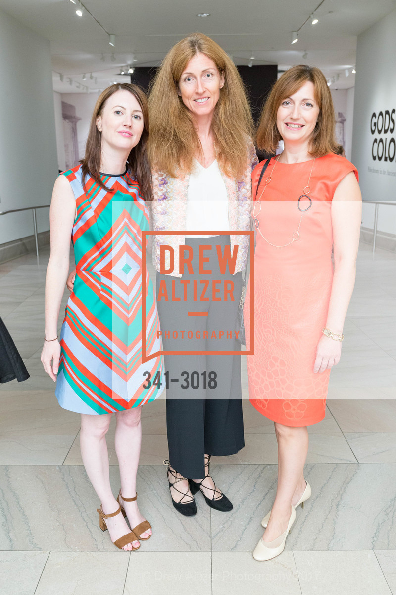 Erin Carlson, Helena Nordstrom, Daphne Vitsikounaki, Gods in Color and Klimt & Rodin Donor Reception, Legion of Honor. Van Ness, October 26th, 2017, Photo #341-3018 Erin Carlson, Helena Nordstrom, Daphne Vitsikounaki, Photo #341-3018