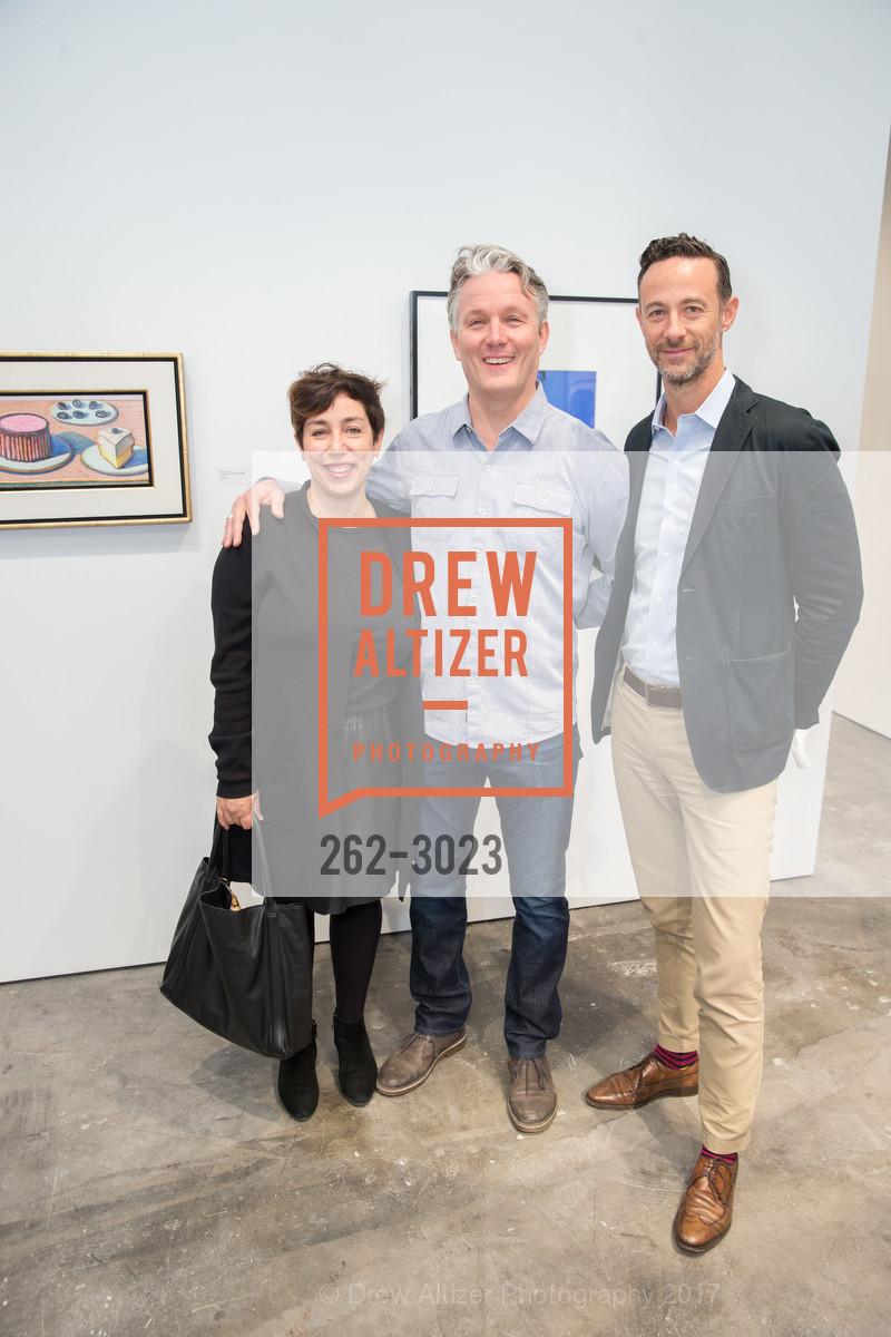 Corey Keller, Julian Cox, Darius Haines, Grand Opening of the McEvoy Foundation of the Arts, Minnesota Street Project. 1275 Minnesota Street, October 28th, 2017, Photo #262-3023 Corey Keller, Julian Cox, Darius Haines, Photo #262-3023