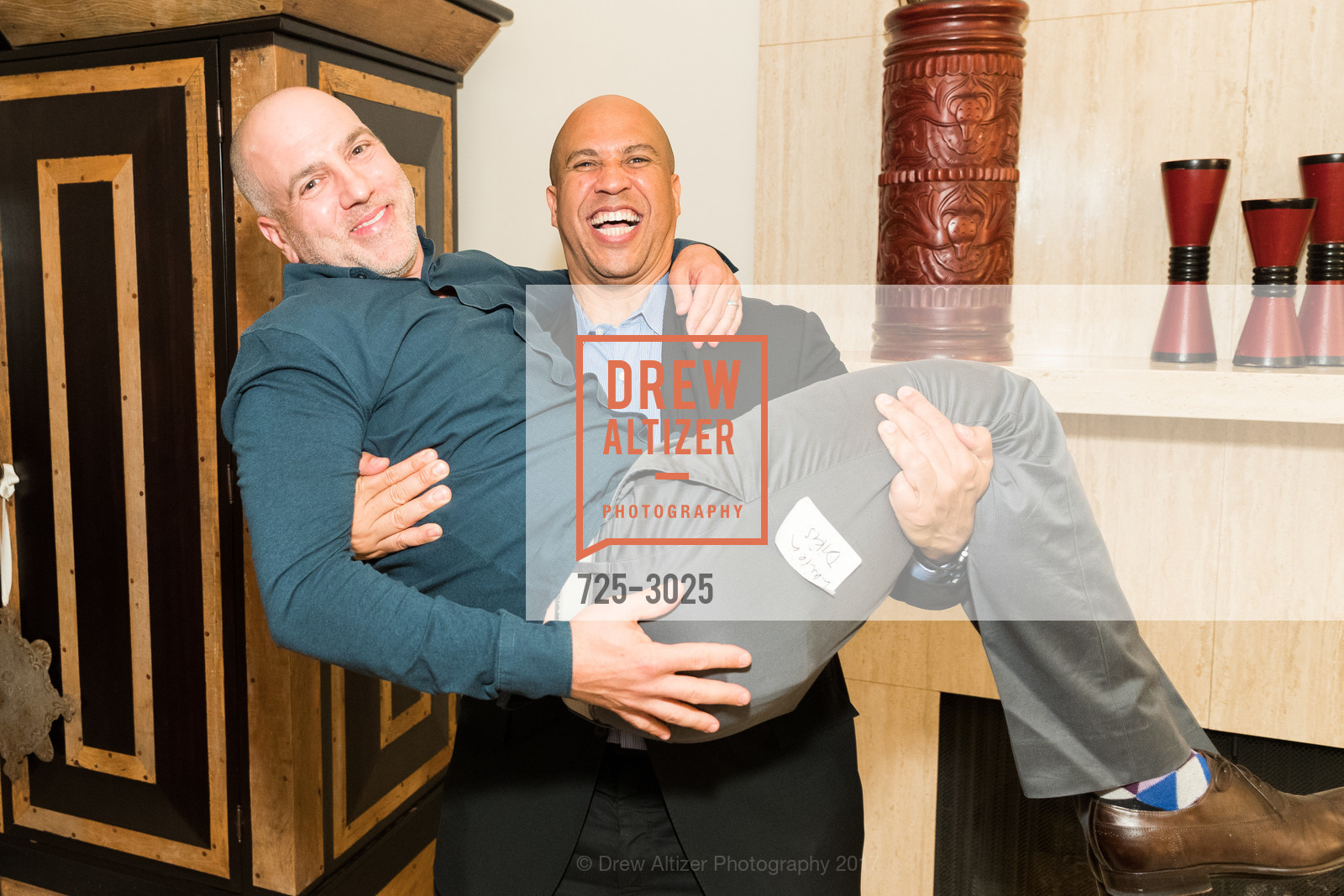 Franklin Parlamis, Cory Booker, Reception and Dinner for Senator Cory Booker, Private Residence, October 27th, 2017, Photo #725-3025 Franklin Parlamis, Cory Booker, Photo #725-3025