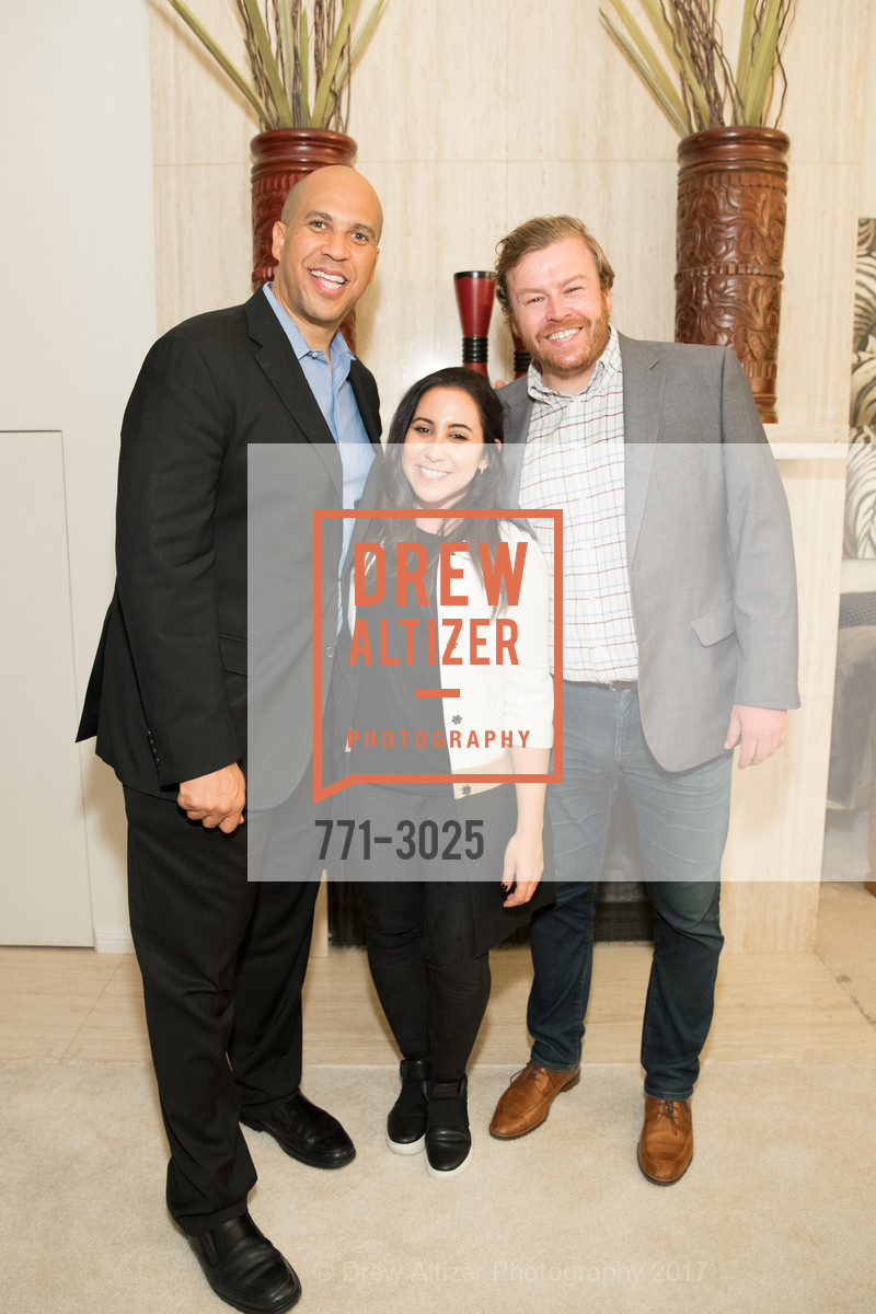 Cory Booker, Mather Martin, Tom Vogel, Photo #771-3025