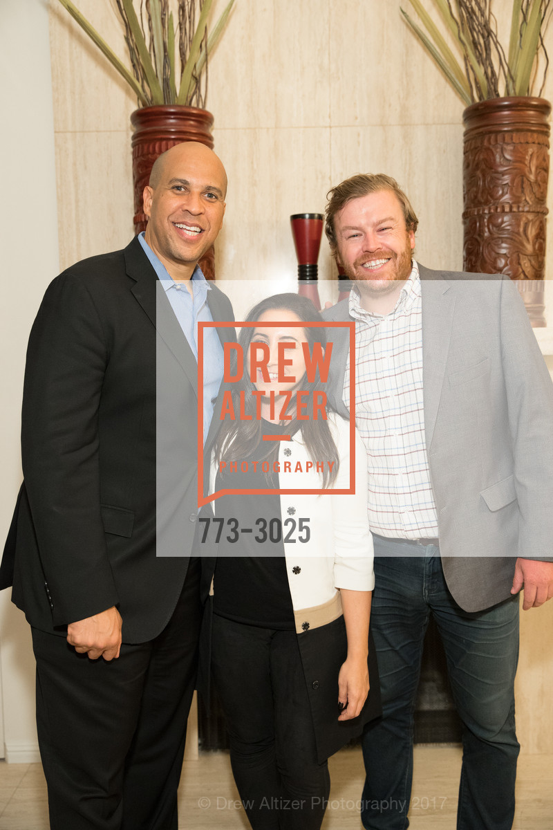 Cory Booker, Mather Martin, Tom Vogel, Reception and Dinner for Senator Cory Booker, Private Residence, October 27th, 2017, Photo #773-3025 Cory Booker, Mather Martin, Tom Vogel, Photo #773-3025