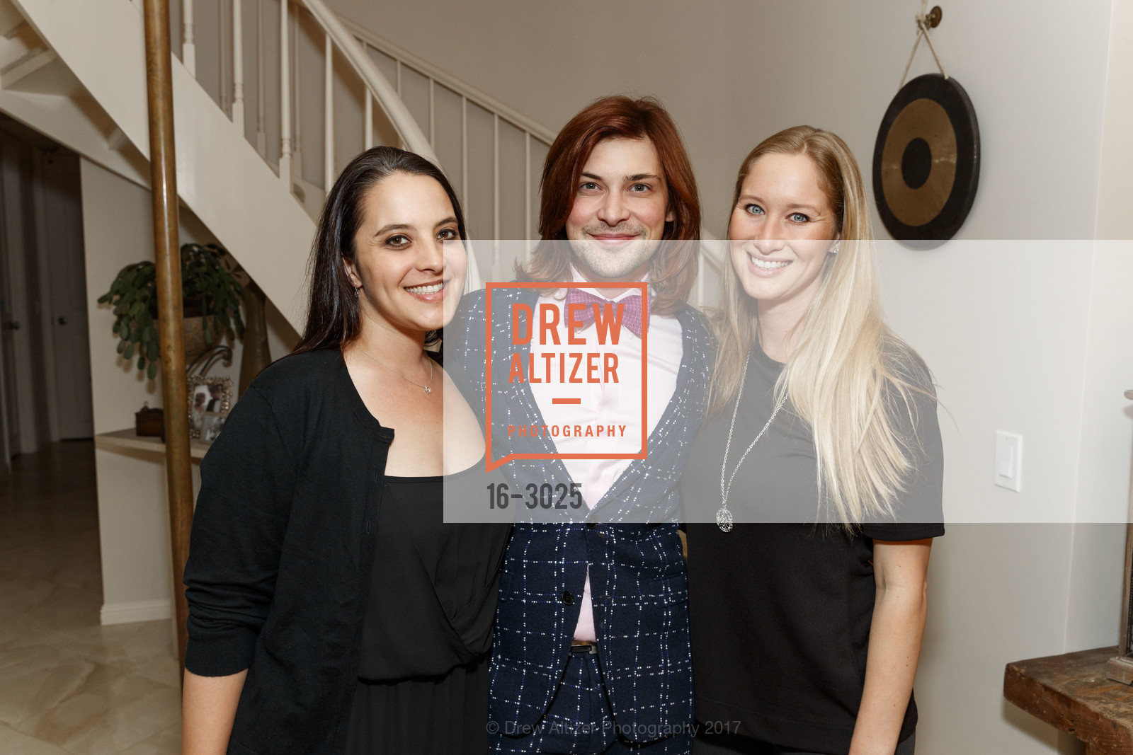 Sandhya Kripalani, Kyle Ferari-Munoz, Jessica Jackson Sloan, Reception and Dinner for Senator Cory Booker, Private Residence, October 27th, 2017, Photo #16-3025 Sandhya Kripalani, Kyle Ferari-Munoz, Jessica Jackson Sloan, Photo #16-3025