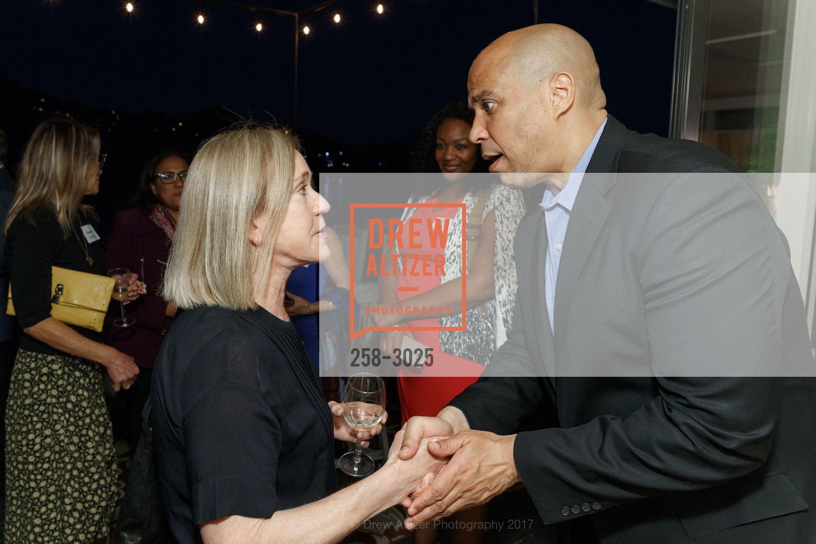 Susan Bolle, Cory Booker, Reception and Dinner for Senator Cory Booker, Private Residence, October 27th, 2017, Photo #258-3025 Susan Bolle, Cory Booker, Photo #258-3025