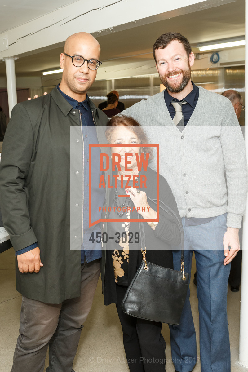 Joseph Perez Green, Edie Culiner, Devin Farrell, Museum Craft Design's Big Bid Bash Annual Fundraiser, 1135 N Amphlett Blvd. 1135 N Amphlett Blvd, October 28th, 2017, Photo #450-3029 Joseph Perez Green, Edie Culiner, Devin Farrell, Photo #450-3029