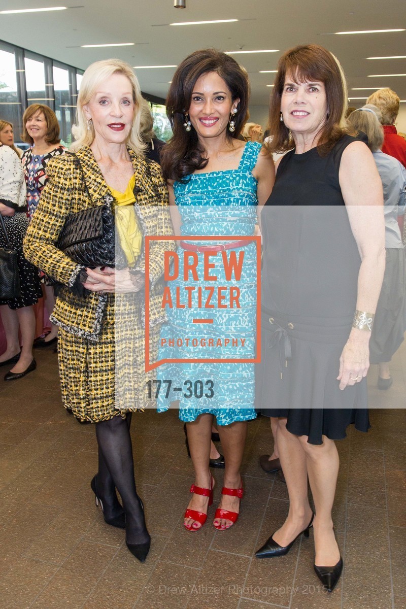 Barbara Brown, Komal Shah, Pam Earing, Fine Arts Museums Annual Donors' Luncheon, de Young Museum. 3010 24th St, September 21st, 2015,Drew Altizer, Drew Altizer Photography, full-service agency, private events, San Francisco photographer, photographer california