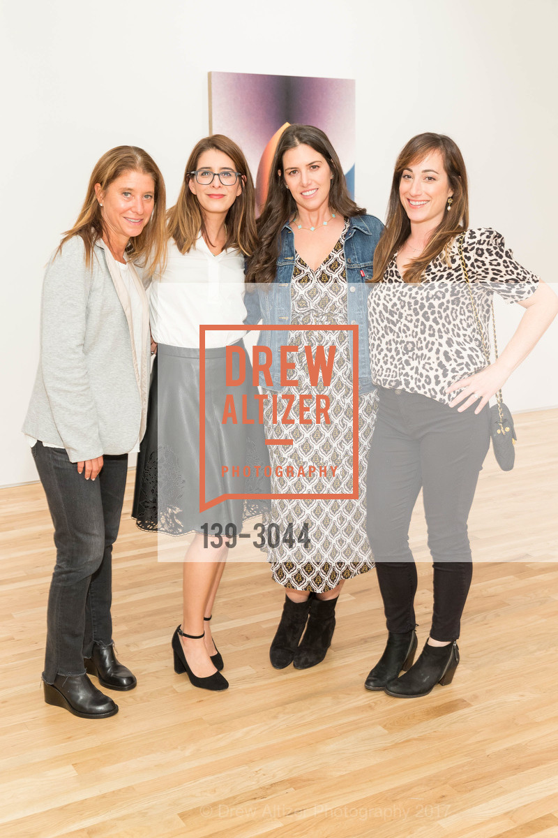 Laura, Rebecca Shomair, Erica Katz, Nicole Pollack, Pace Palo Alto private reception for Jed Perl's Calder: The Conquest of Time with Calder Foundation's Alexander S. C. Rower, Pace Palo Alto. 229 Hamilton Ave Palo Alto, CA, November 2nd, 2017, Photo #139-3044 Laura, Rebecca Shomair, Erica Katz, Nicole Pollack, Photo #139-3044