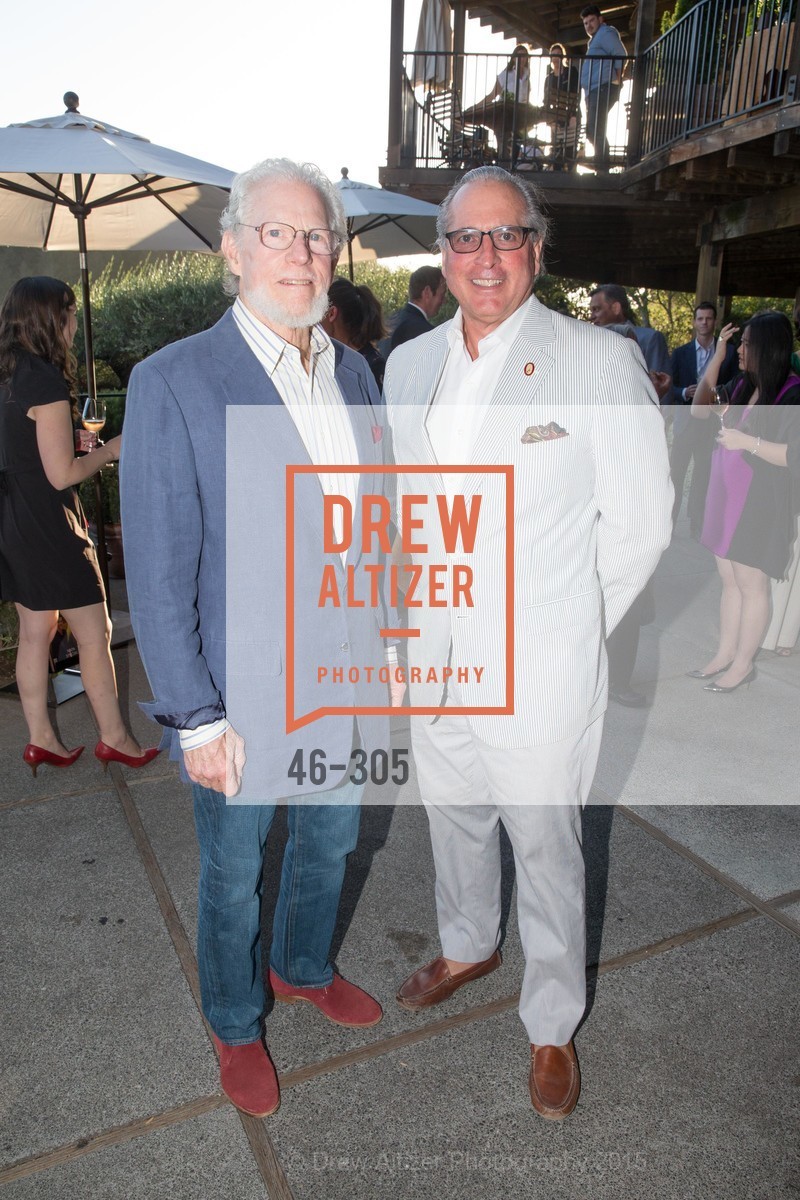 Bill Harlan, Gilles De Chambure, LE PAN Napa Valley Launch Cocktail Party, Auberge dr Soliel, September 22nd, 2015,Drew Altizer, Drew Altizer Photography, full-service agency, private events, San Francisco photographer, photographer california