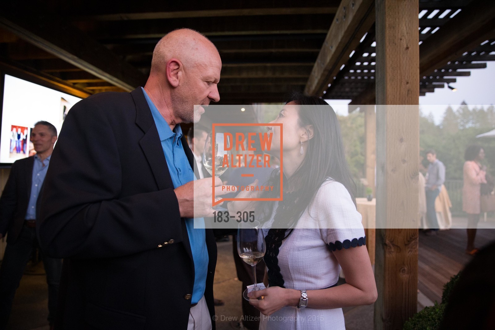 George Goeggel, Jeannie Cho Lee MW, LE PAN Napa Valley Launch Cocktail Party, Auberge dr Soliel, September 22nd, 2015,Drew Altizer, Drew Altizer Photography, full-service agency, private events, San Francisco photographer, photographer california