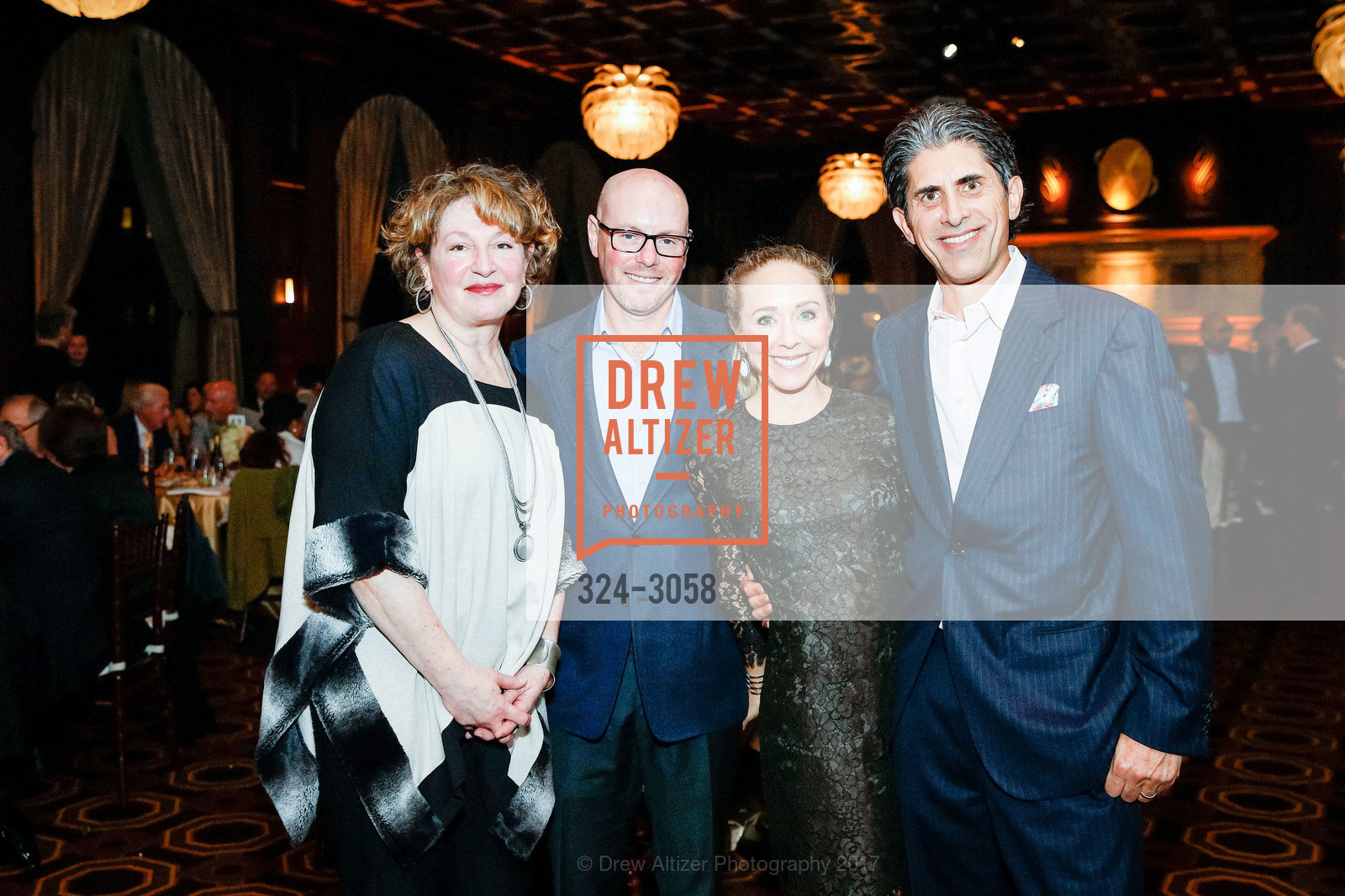 Gail Fisher, Evan Goldberg, Staci Cole, Cary Cole, Belt It Out BRCA: A Night at the Piano Bar, Julia Morgan Ballroom. 465 California St., San Francisco, CA, November 4th, 2017, Photo #324-3058 Gail Fisher, Evan Goldberg, Staci Cole, Cary Cole, Photo #324-3058