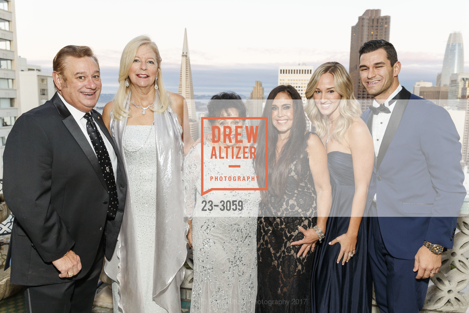 Steve Padis, Judy Padis, Josie Padis, Anastasia Padis, Kelly Padis, Steve Padis Jr., 2017 Elios Hellenic Charity Ball at the Fairmont, Fairmont Hotel, November 4th, 2017, Photo #23-3059 Steve Padis, Judy Padis, Josie Padis, Anastasia Padis, Kelly Padis, Steve Padis Jr., Photo #23-3059