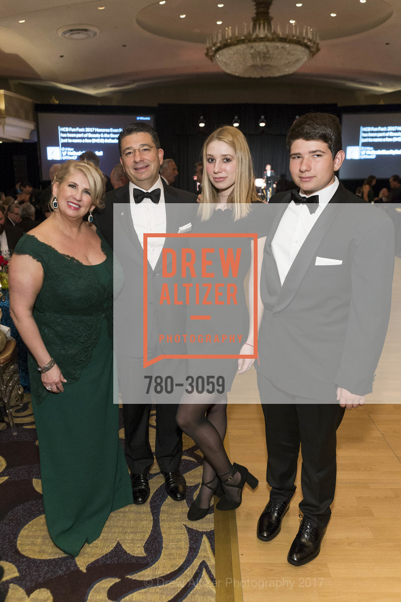 Roberta Economidis, Dimitrius Theodoropoulos, Christina Theodoropoulos, Alexander Theodoropoulos, 2017 Elios Hellenic Charity Ball at the Fairmont, Fairmont Hotel, November 4th, 2017, Photo #780-3059 Roberta Economidis, Dimitrius Theodoropoulos, Christina Theodoropoulos, Alexander Theodoropoulos, Photo #780-3059