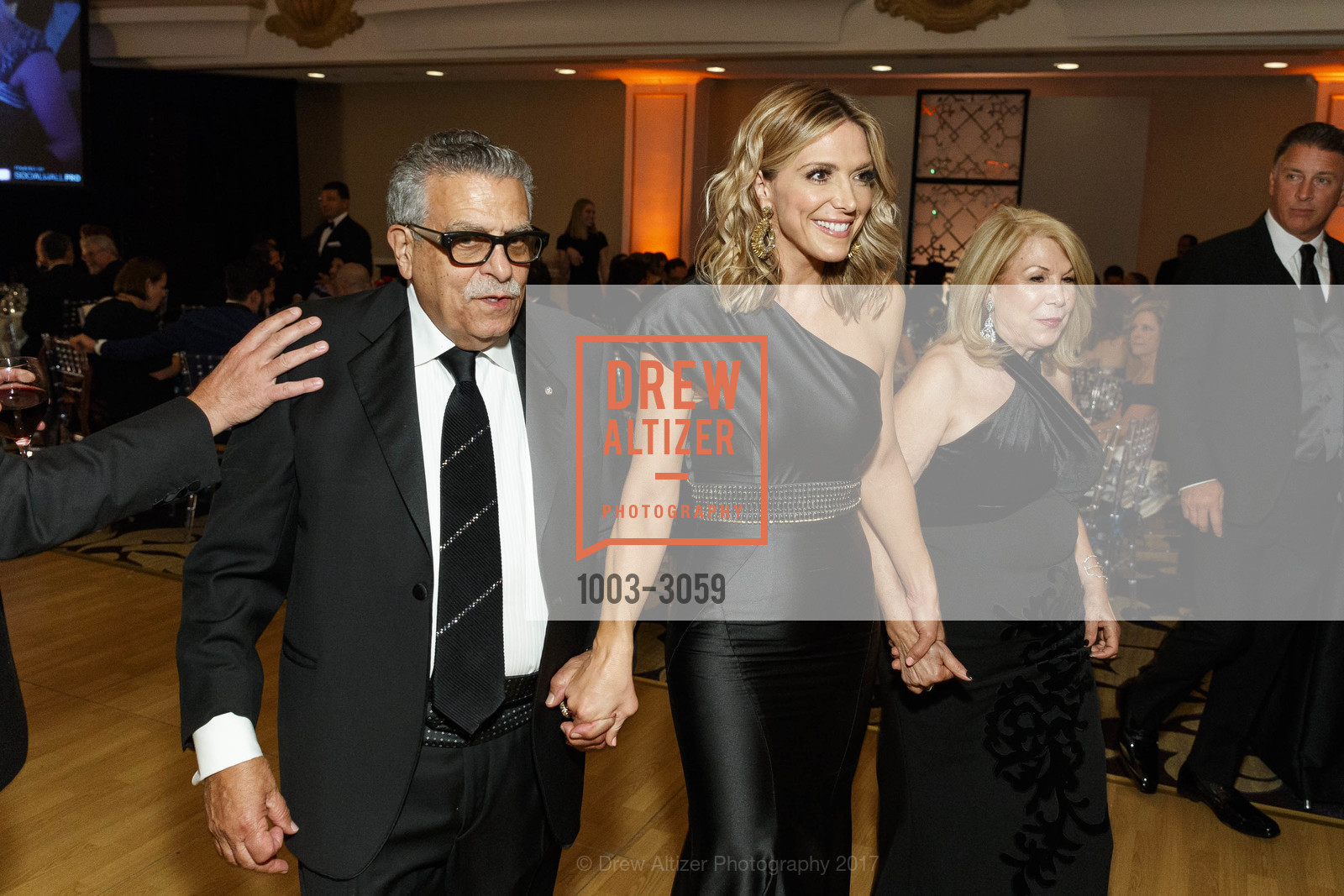 Kenny Frangadakis, Debbie Matenopoulos, Angie Frangadakis, 2017 Elios Hellenic Charity Ball at the Fairmont, Fairmont Hotel, November 4th, 2017, Photo #1003-3059 Kenny Frangadakis, Debbie Matenopoulos, Angie Frangadakis, Photo #1003-3059
