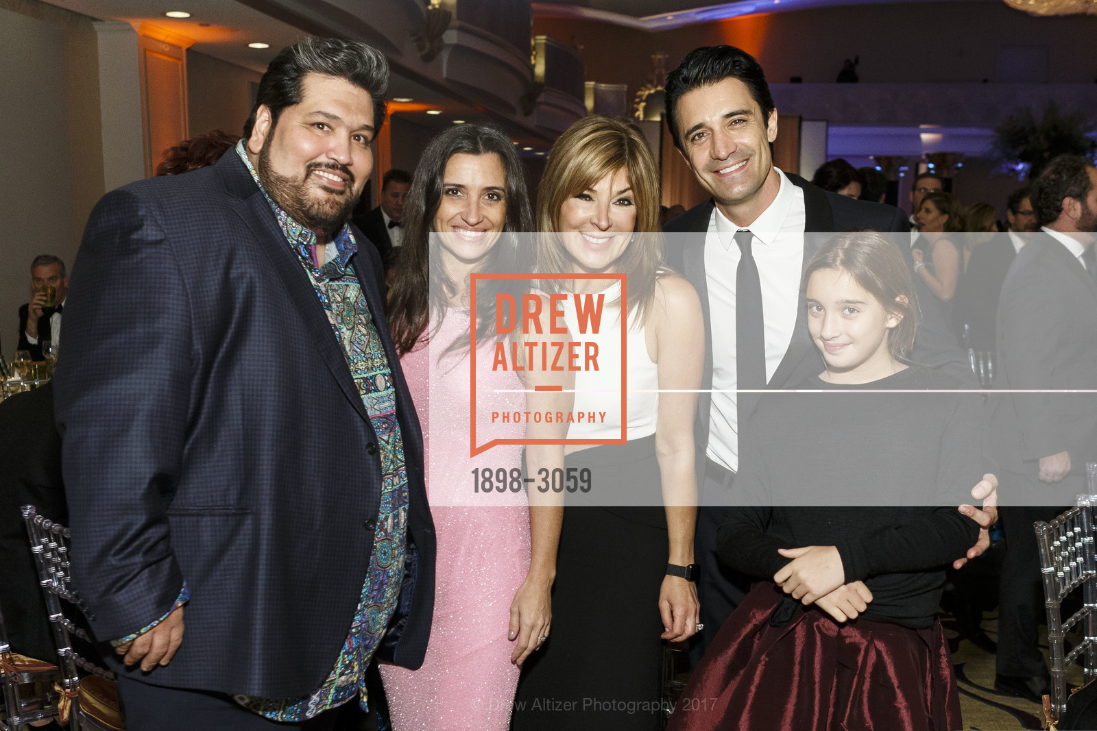 Chuck Russell, Carole Marini, Vicki Liviakis, Gilles Marini, Juliana Marini, 2017 Elios Hellenic Charity Ball at the Fairmont, Fairmont Hotel, November 4th, 2017, Photo #1898-3059 Chuck Russell, Carole Marini, Vicki Liviakis, Gilles Marini, Juliana Marini, Photo #1898-3059
