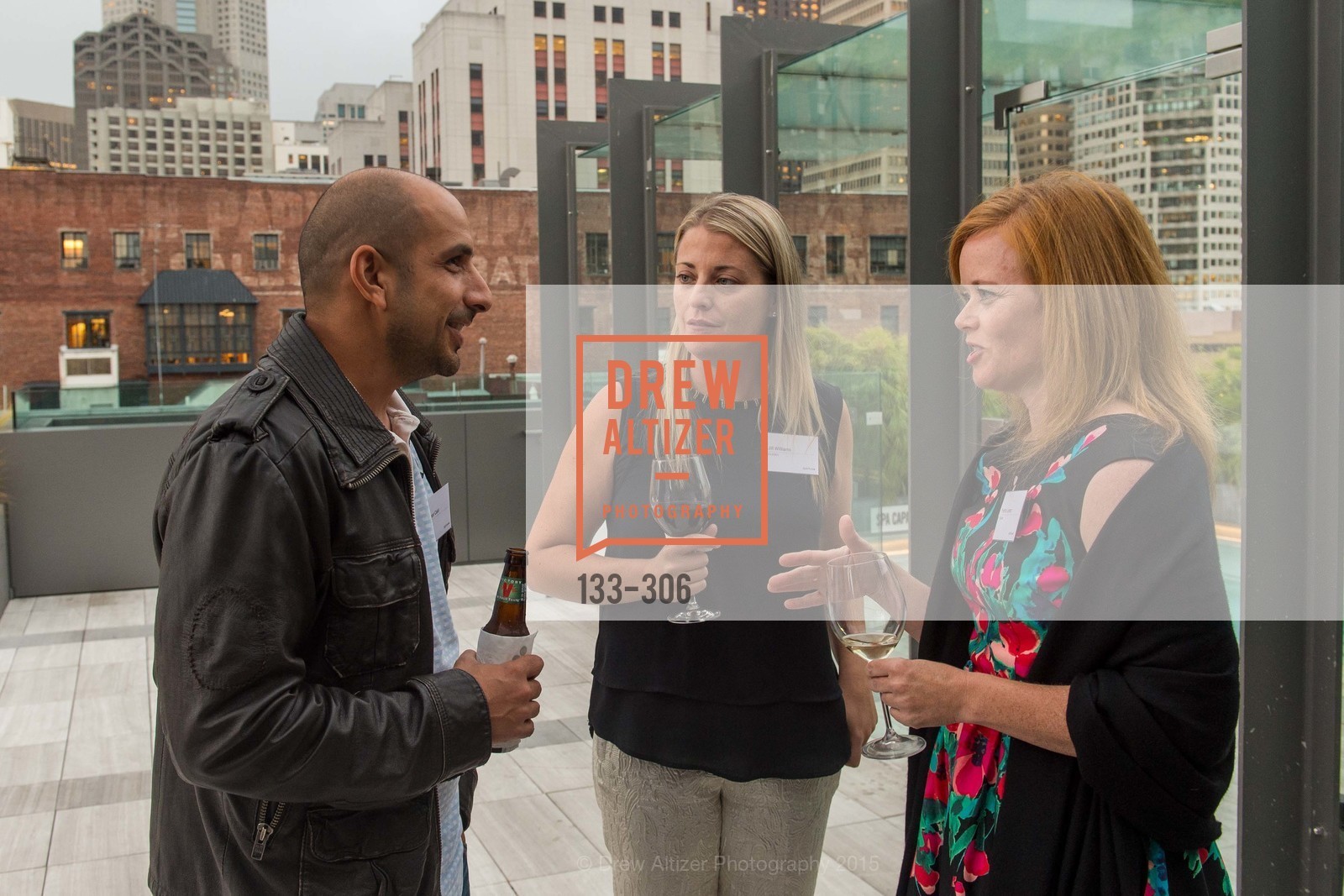 Oezguer, Jill Williams, Yvette Lorenz, Sparkpr’s Annual Rooftop Soirée, The Battery Penthouse, September 22nd, 2015