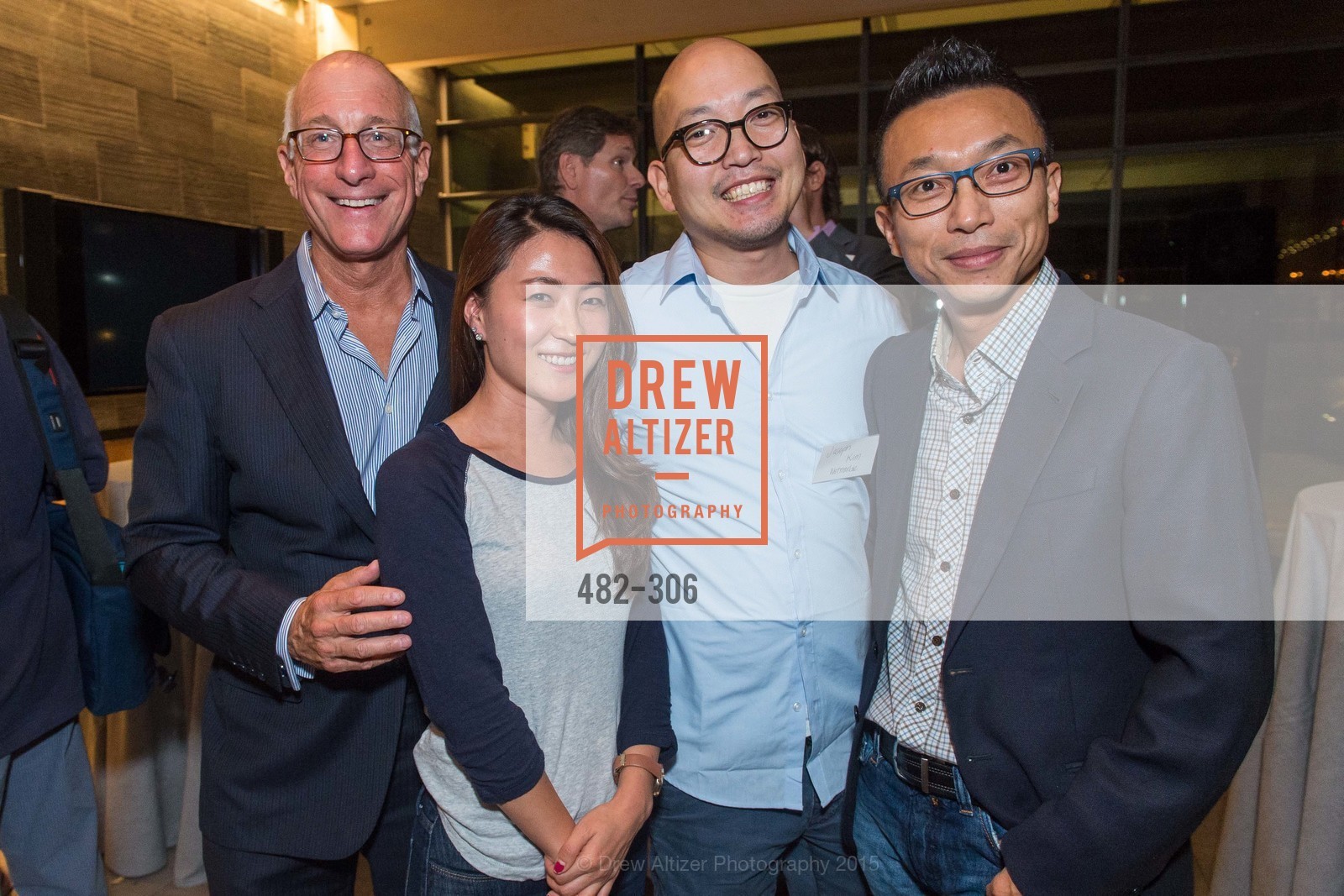 Michael Santimauro, Jenna Kwat, Joseph Kim, Simon Sim, Gucci & Vogue Dinner, The Battery Penthouse. The Battery Penthouse, September 22nd, 2015, Photo #482-306 Michael Santimauro, Jenna Kwat, Joseph Kim, Simon Sim, Photo #482-306