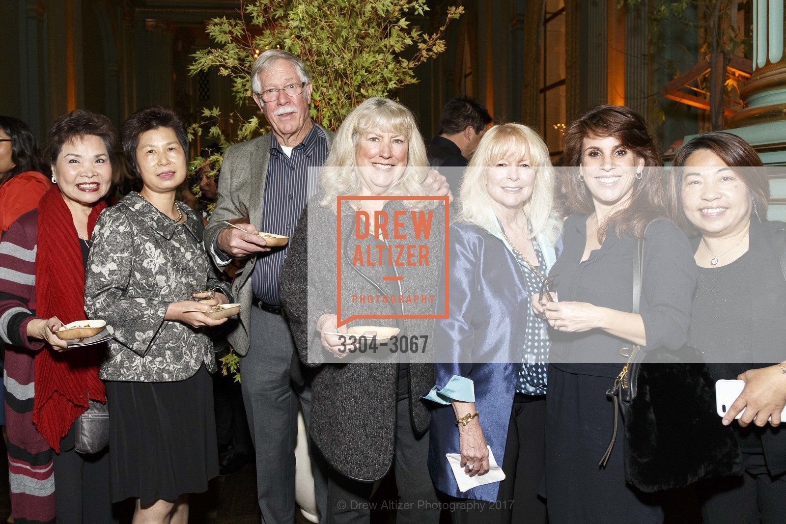 Mee Mee, Susuqus, Tom Creedon, Cheryl Creedon, Carol Soma, Cynthia Soma, Elaine Lee, The 2nd Annual Saucy Awards, Herbst Theater and Green Room. 401 Van Ness Ave, November 6th, 2017, Photo #3304-3067 Mee Mee, Susuqus, Tom Creedon, Cheryl Creedon, Carol Soma, Cynthia Soma, Elaine Lee, Photo #3304-3067
