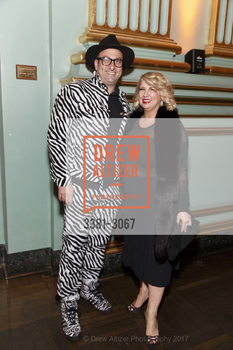 Tony Cervone, Roberta Economidis, The 2nd Annual Saucy Awards, Herbst Theater and Green Room. 401 Van Ness Ave, November 6th, 2017, Photo #3381-3067 Tony Cervone, Roberta Economidis, Photo #3381-3067