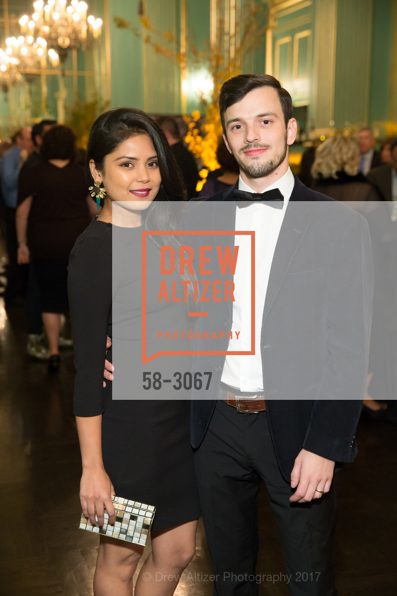 Mayanka Romanov, Ilya Romanov, The 2nd Annual Saucy Awards, Herbst Theater and Green Room. 401 Van Ness Ave, November 6th, 2017, Photo #58-3067 Mayanka Romanov, Ilya Romanov, Photo #58-3067