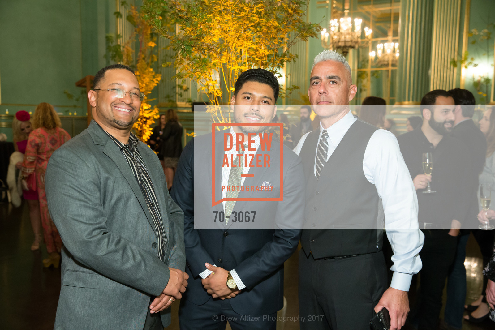 Rufus Powell, JC Sosa, Ruben Estrada, The 2nd Annual Saucy Awards, Herbst Theater and Green Room. 401 Van Ness Ave, November 6th, 2017, Photo #70-3067 Rufus Powell, JC Sosa, Ruben Estrada, Photo #70-3067