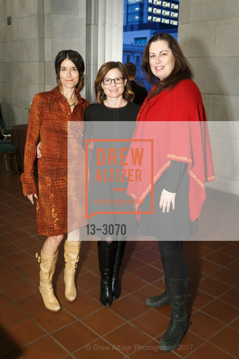 Rivka Meadow, Shelley Trott, Barbara Mundy, Community Arts Stabilization Trust (CAST) Thank You Party, SFAC Gallery, Herbst Building. 401 Van Ness Avenue, November 7th, 2017, Photo #13-3070 Rivka Meadow, Shelley Trott, Barbara Mundy, Photo #13-3070
