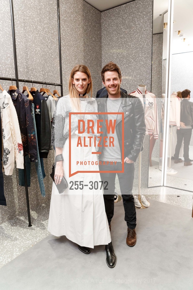 Emily Wheeler, Myles Danielson, Valentino Celebrates Men's Collection, Valentino Store. 05 Grant Avenue, November 7th, 2017, Photo #255-3072 Emily Wheeler, Myles Danielson, Photo #255-3072