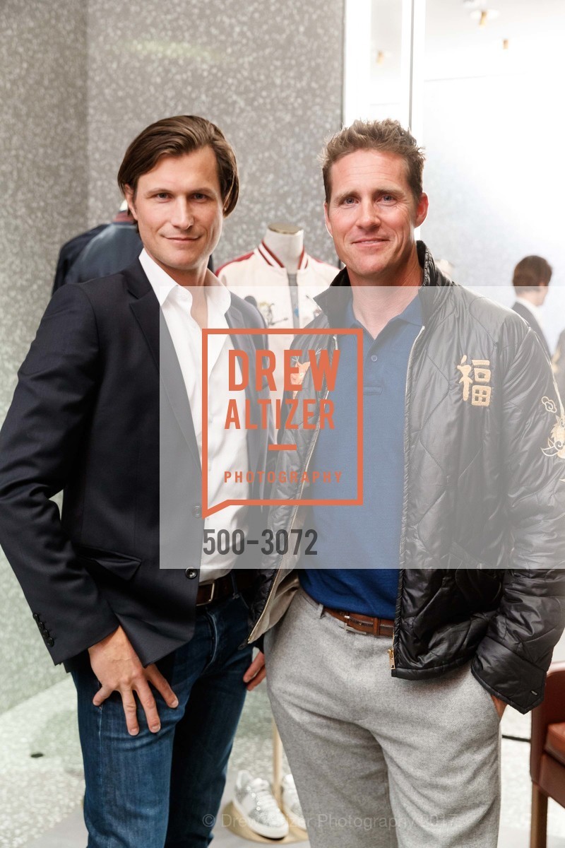 Zander Gladish, Reese Forbes, Valentino Celebrates Men's Collection, Valentino Store. 05 Grant Avenue, November 7th, 2017, Photo #500-3072 Zander Gladish, Reese Forbes, Photo #500-3072