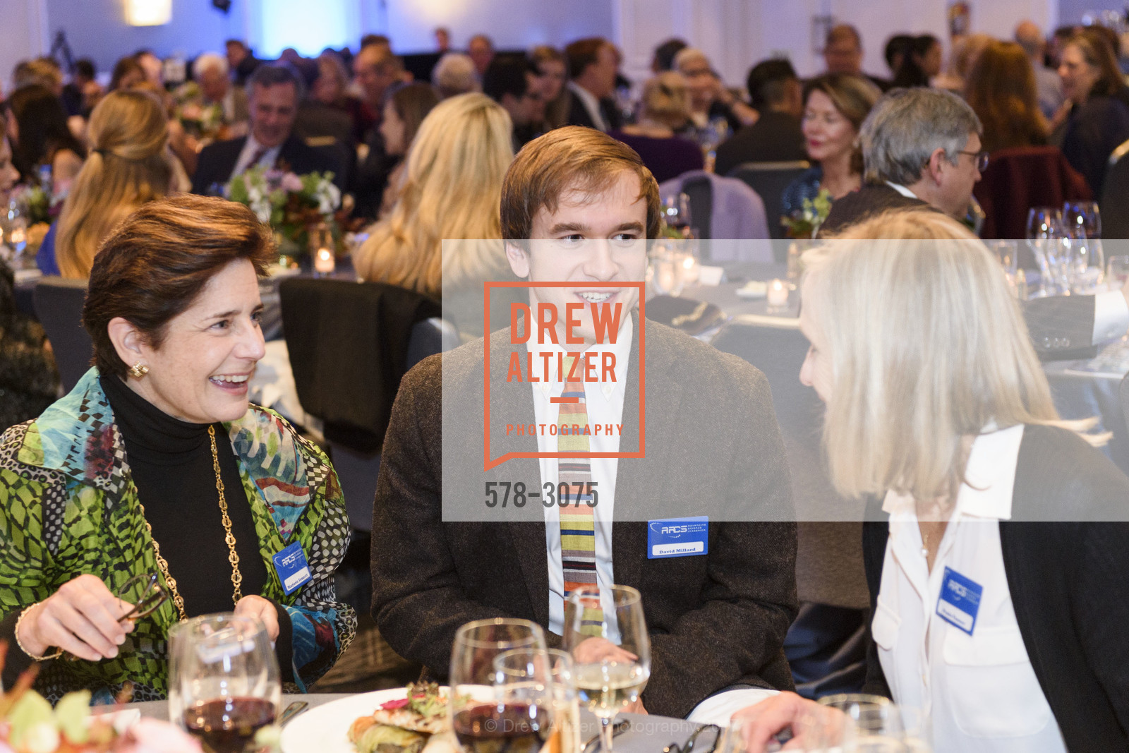 Marjorie Sennett, David Millard, ARCS Scholar Awards Celebration, The Ritz-Carlton. 600 Stockton Street, November 8th, 2017, Photo #578-3075 Marjorie Sennett, David Millard, Photo #578-3075