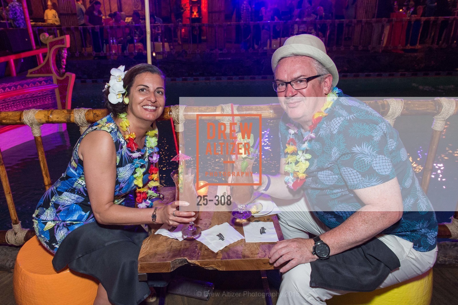 Emma Howell, Paul Howell, Tonga Room & Hurricane Bar Celebrates 70 Years of Tiki Glory, Fairmont, September 23rd, 2015,Drew Altizer, Drew Altizer Photography, full-service agency, private events, San Francisco photographer, photographer california