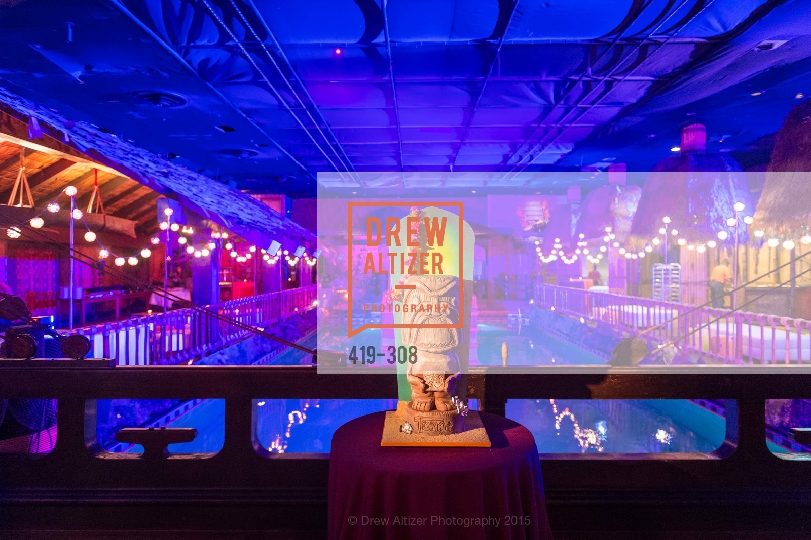 Atmosphere, Tonga Room & Hurricane Bar Celebrates 70 Years of Tiki Glory, Fairmont, September 23rd, 2015,Drew Altizer, Drew Altizer Photography, full-service agency, private events, San Francisco photographer, photographer california