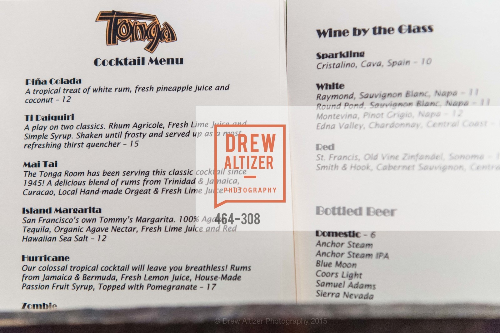 Atmosphere, Tonga Room & Hurricane Bar Celebrates 70 Years of Tiki Glory, Fairmont, September 23rd, 2015,Drew Altizer, Drew Altizer Photography, full-service agency, private events, San Francisco photographer, photographer california