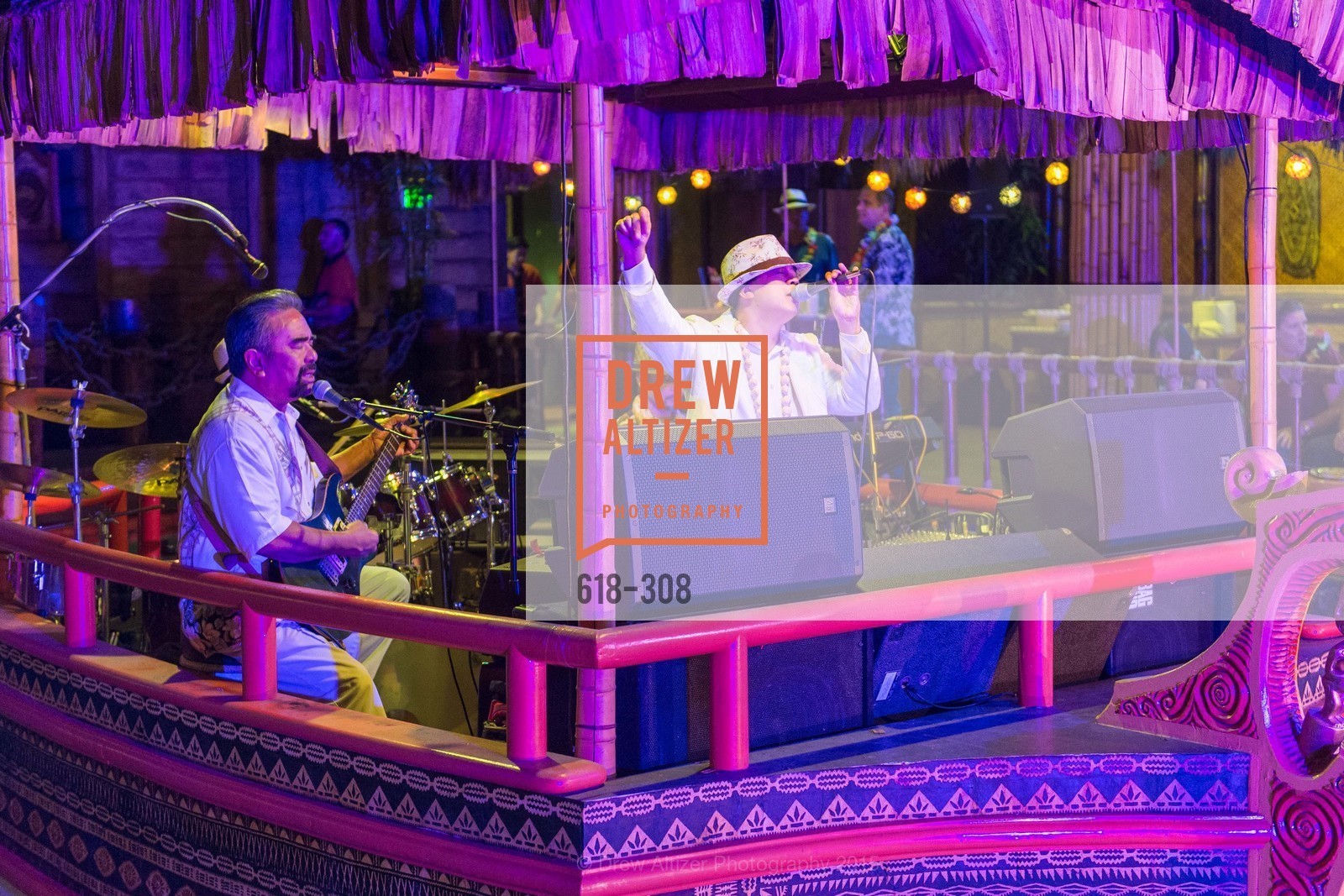 Performers, Tonga Room & Hurricane Bar Celebrates 70 Years of Tiki Glory, Fairmont, September 23rd, 2015,Drew Altizer, Drew Altizer Photography, full-service agency, private events, San Francisco photographer, photographer california