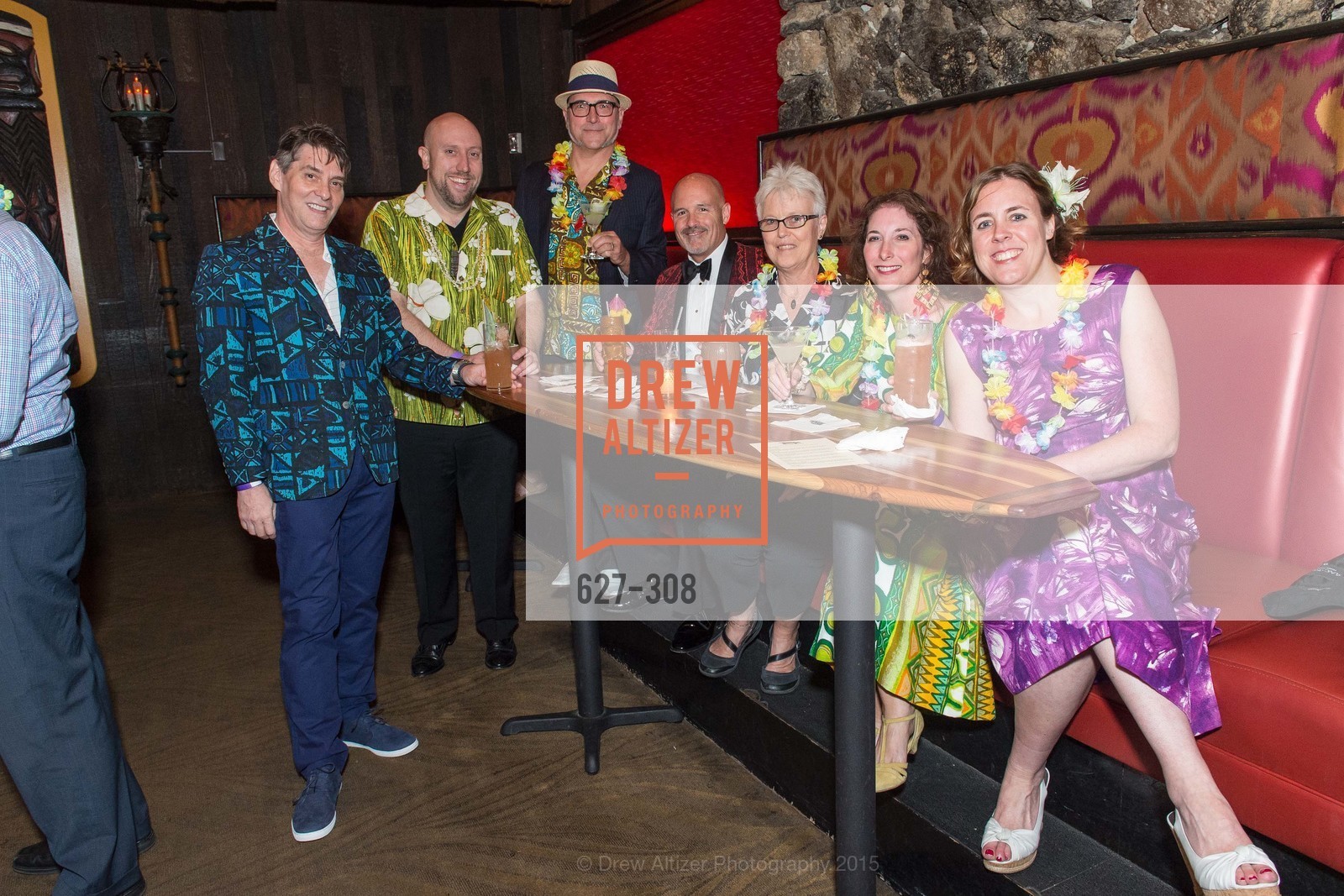 Jules Bain, Otto von Stroheim, John Coyle, Kathy Wartelle, Brenda Gray, Tonga Room & Hurricane Bar Celebrates 70 Years of Tiki Glory, Fairmont, September 23rd, 2015,Drew Altizer, Drew Altizer Photography, full-service agency, private events, San Francisco photographer, photographer california