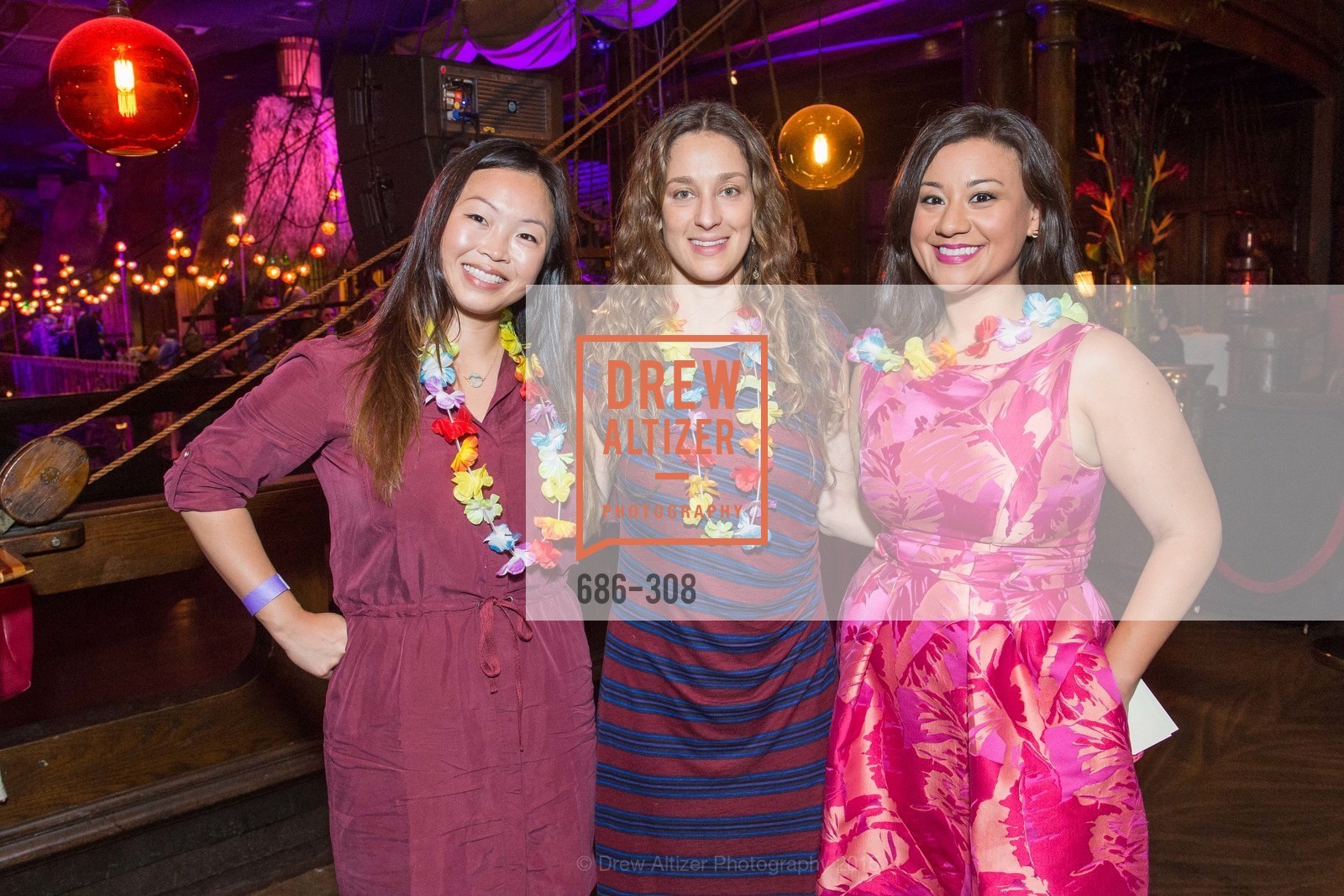 Tiffany Mah, Brie Drever, Sheila Farrar, Tonga Room & Hurricane Bar Celebrates 70 Years of Tiki Glory, Fairmont, September 23rd, 2015,Drew Altizer, Drew Altizer Photography, full-service event agency, private events, San Francisco photographer, photographer California