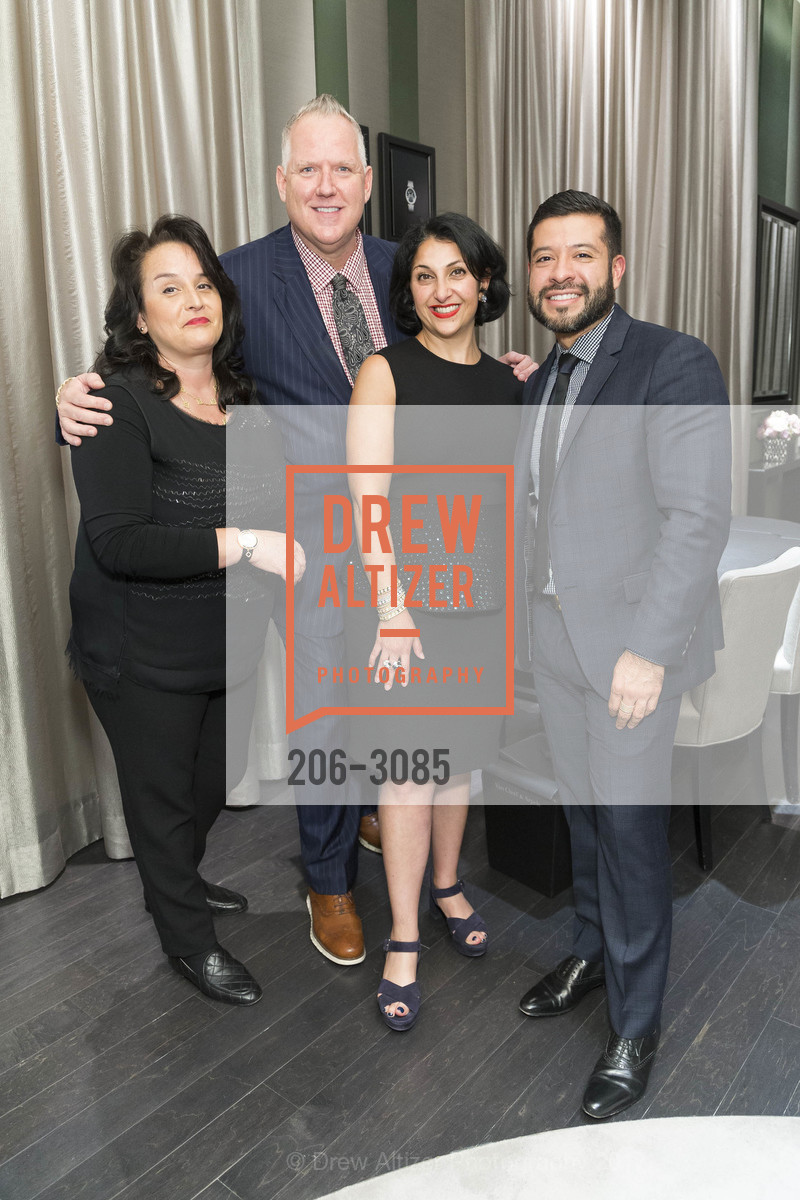 Jeanette Villasenor, Paul Anderson, Lillian Djavaheri, Alberto Martinez, Van Cleef & Arpels at Neiman Marcus, Neiman Marcus. 150 Stockton Street, November 9th, 2017, Photo #206-3085 Jeanette Villasenor, Paul Anderson, Lillian Djavaheri, Alberto Martinez, Photo #206-3085