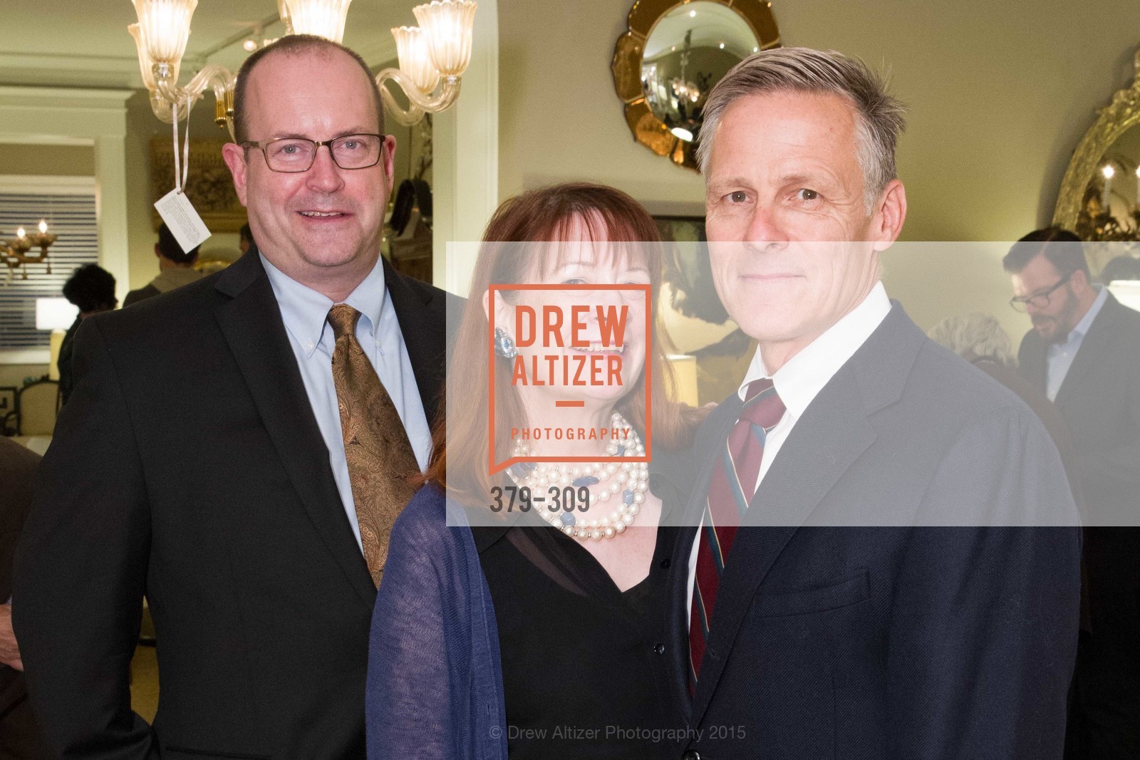Dean McCracken, Kendra Boutell, Jack Hutton, The San Francisco Fall Antiques Show Designer's Circle cocktail party hosted by epoca, Epoca, September 23rd, 2015,Drew Altizer, Drew Altizer Photography, full-service agency, private events, San Francisco photographer, photographer california