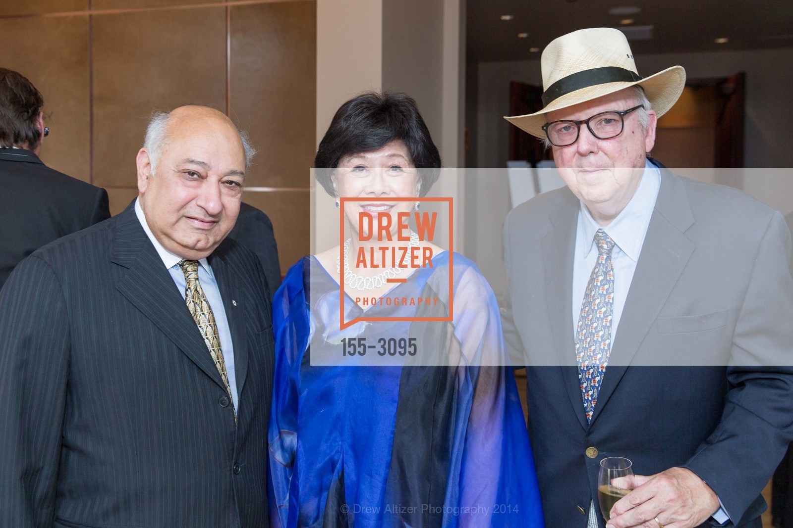 Zarin Mehta, Margaret Collins, Ted Collins, 2014-15 Green Music Center Season Opening Concert and Gala, Green Music Center, Weill Hall. Sonoma State University, September 29th, 2014, Photo #155-3095 Zarin Mehta, Margaret Collins, Ted Collins, Photo #155-3095