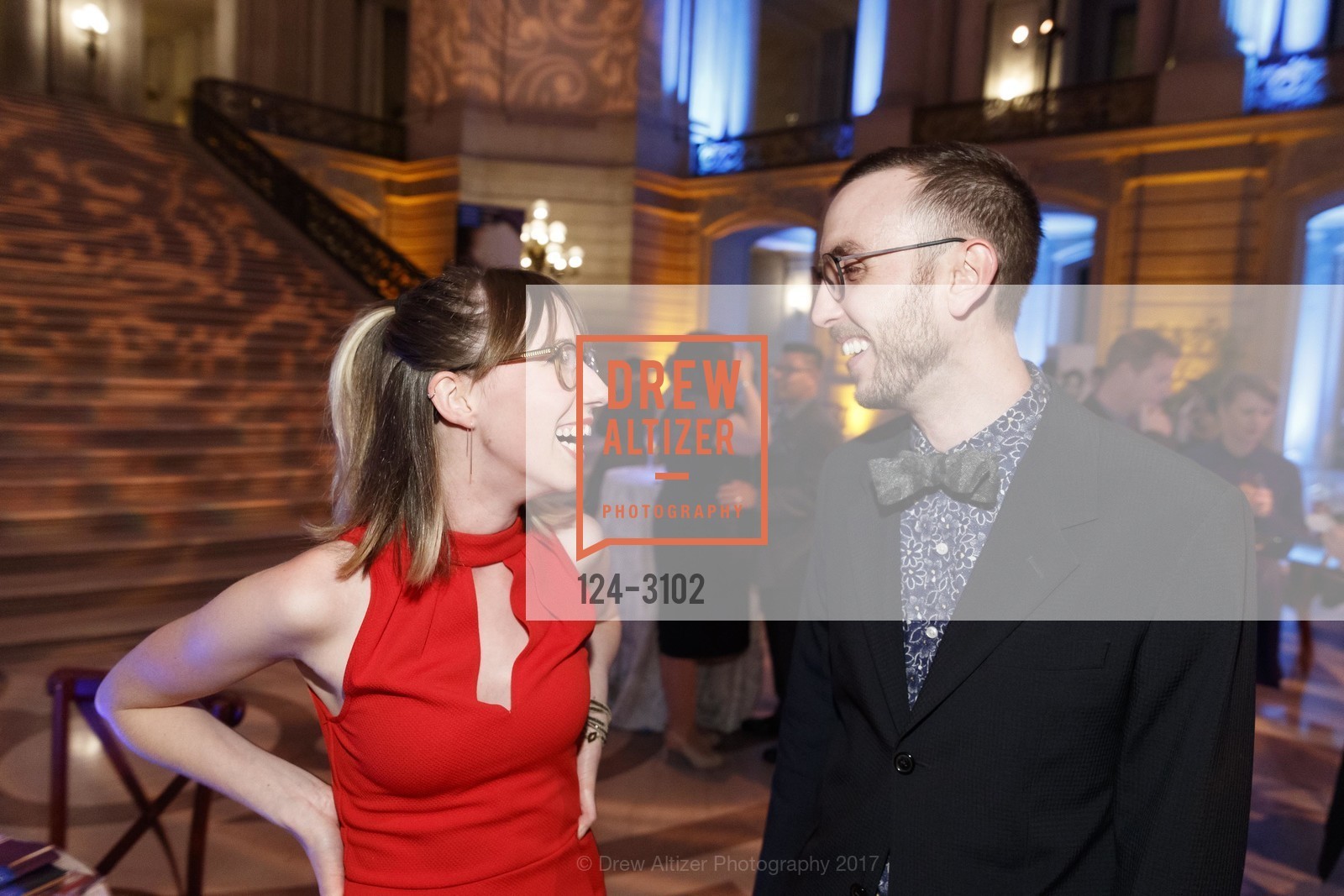 Audrey Van Zee, Kyle Lawson, Human Rights Watch Voices for Justice Gala at SF City Hall, SF City Hall, November 9th, 2017, Photo #124-3102 Audrey Van Zee, Kyle Lawson, Photo #124-3102
