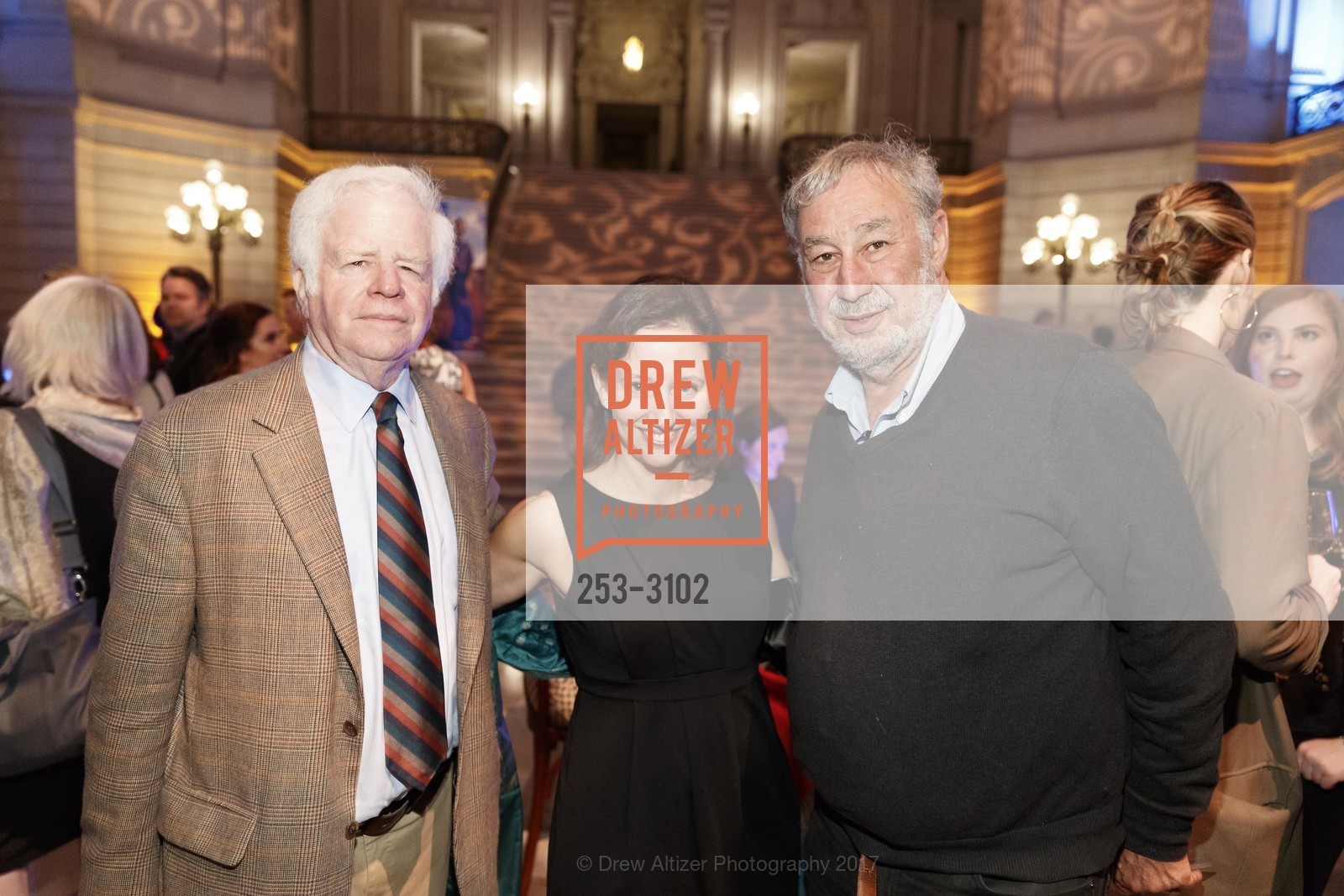 Marty Krasney, Alison Parker, Steve Silberstein, Human Rights Watch Voices for Justice Gala at SF City Hall, SF City Hall, November 9th, 2017, Photo #253-3102 Marty Krasney, Alison Parker, Steve Silberstein, Photo #253-3102