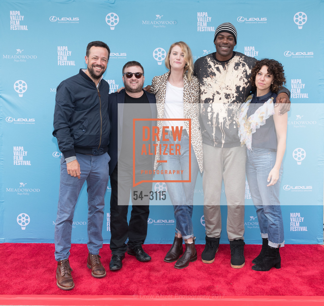 Christian Papierniak, Haley Joel Osment, Mackenzie Davis, Sheldon Bailey, Meghan Lennox, IZZY GETS THE FUCK ACROSS TOWN Screening at Napa Valley Film Festival 2017, JaM Cellars Ballroom at the Napa Valley Opera House. 1030 Main Street, November 11th, 2017, Photo #54-3115 Christian Papierniak, Haley Joel Osment, Mackenzie Davis, Sheldon Bailey, Meghan Lennox, Photo #54-3115