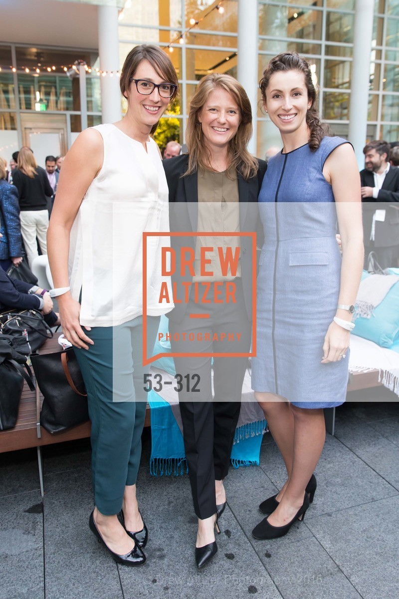 Megan Blanton, Abby Larson, Iraina Miles, Gucci & Vogue Dinner, Foundry III. Foundry III, . 505 Howard Street, September 24th, 2015, Photo #53-312 Megan Blanton, Abby Larson, Iraina Miles, Photo #53-312