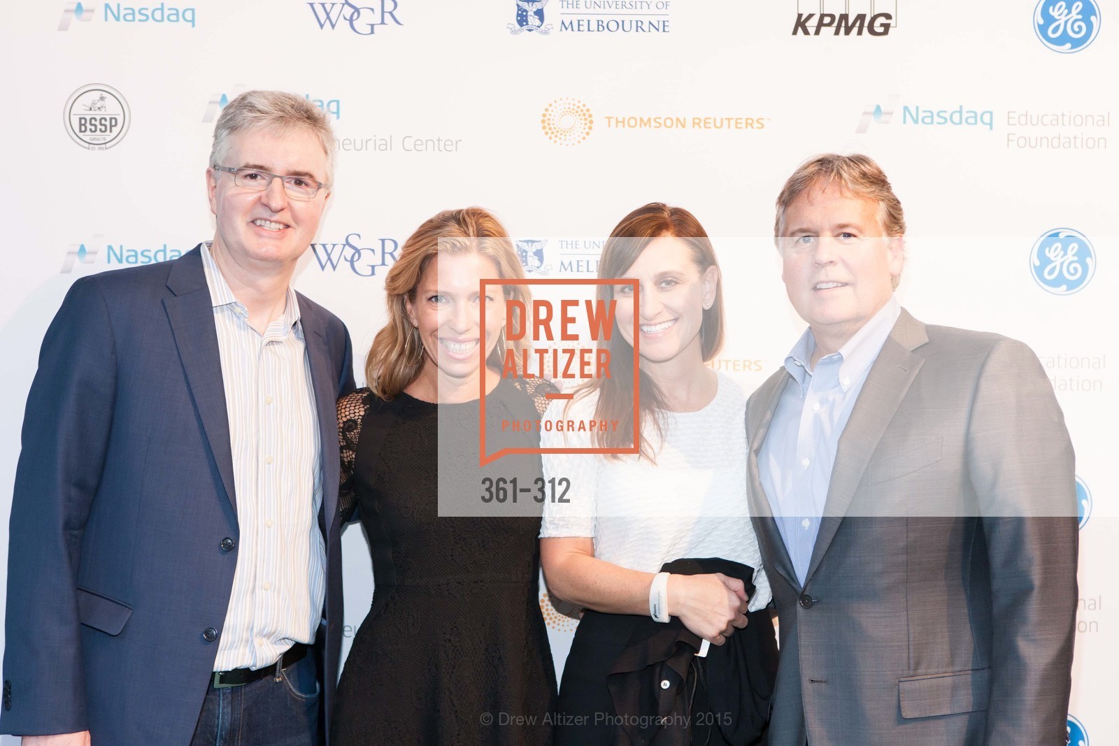 Brad Peterson, Christine Aylward, Stacy Demico, Declan Mars, Gucci & Vogue Dinner, Foundry III. Foundry III, . 505 Howard Street, September 24th, 2015, Photo #361-312 Brad Peterson, Christine Aylward, Stacy Demico, Declan Mars, Photo #361-312