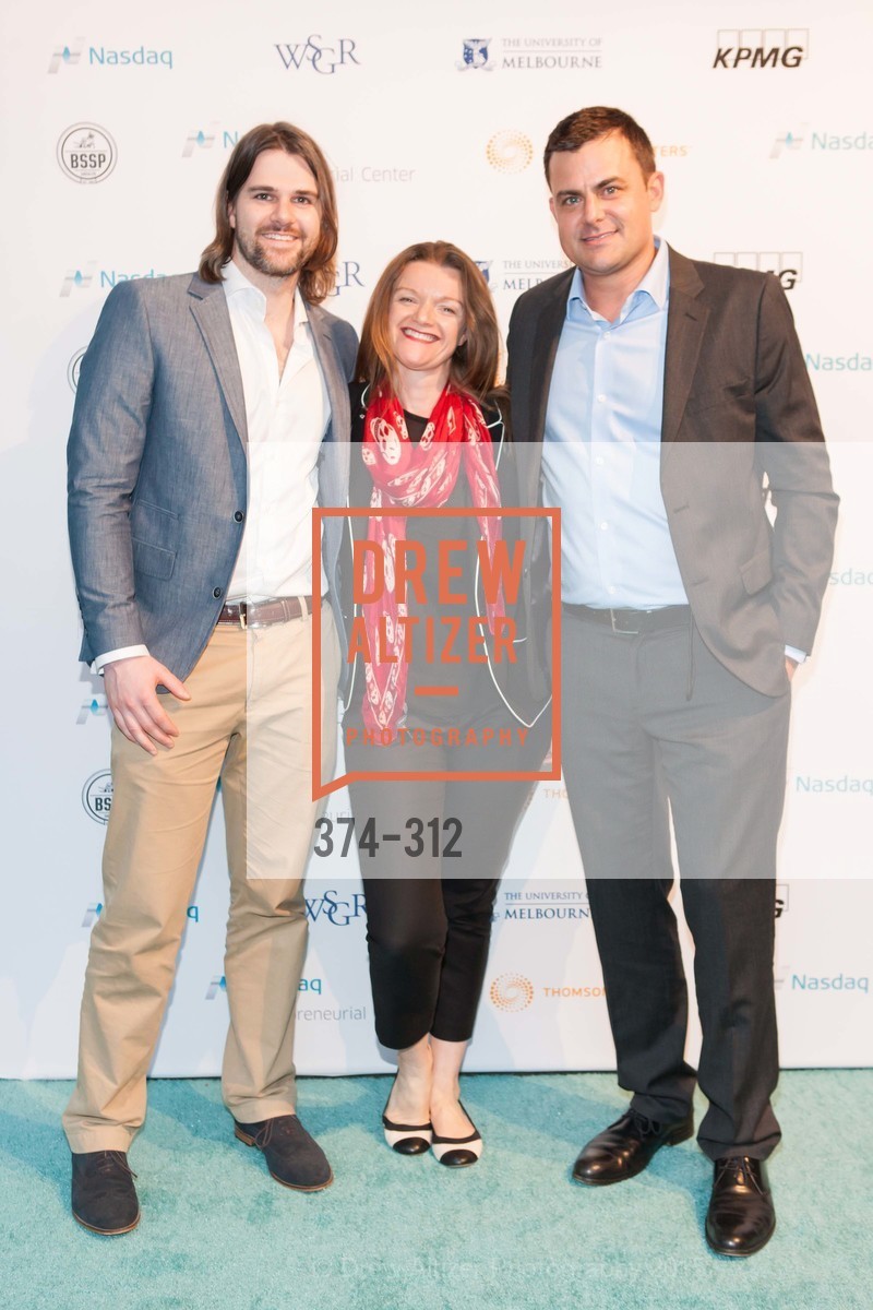 Rohan Workman, Songe Gibson, Nathan Westrup, Gucci & Vogue Dinner, Foundry III. Foundry III, . 505 Howard Street, September 24th, 2015, Photo #374-312 Rohan Workman, Songe Gibson, Nathan Westrup, Photo #374-312