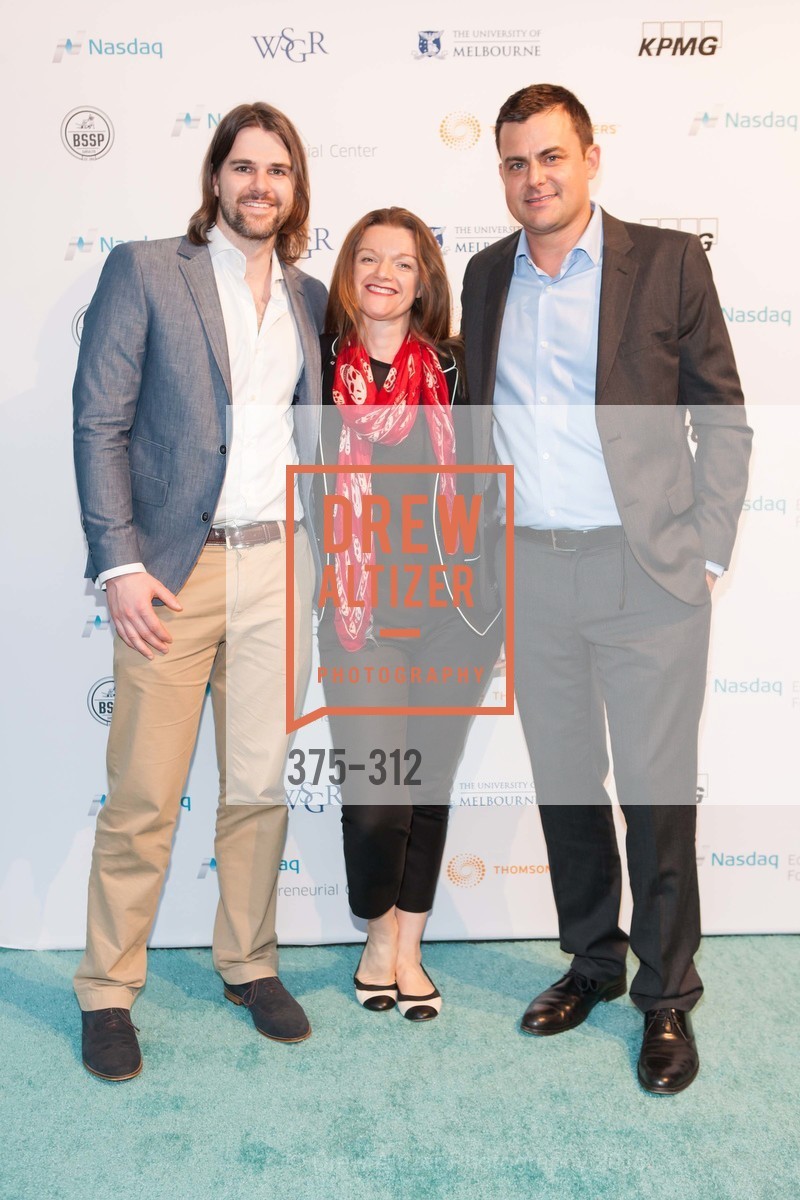 Rohan Workman, Songe Gibson, Nathan Westrup, Gucci & Vogue Dinner, Foundry III. Foundry III, . 505 Howard Street, September 24th, 2015, Photo #375-312 Rohan Workman, Songe Gibson, Nathan Westrup, Photo #375-312