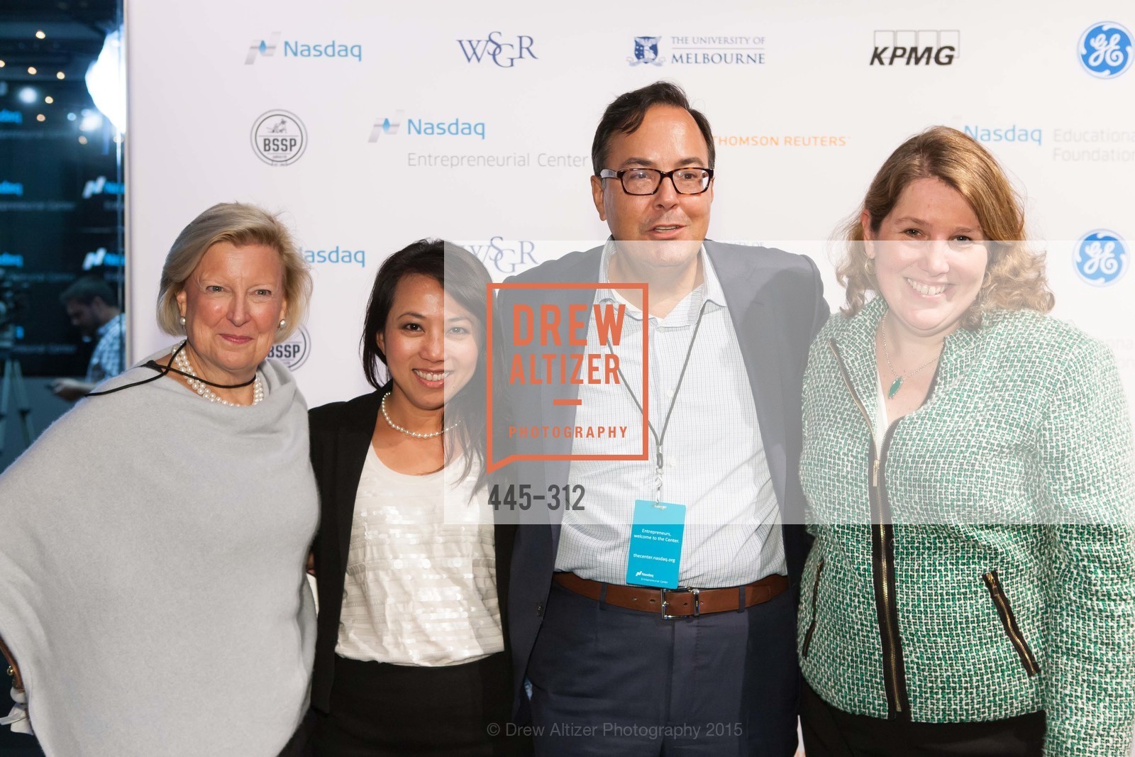 Joan Connelly, Cindy Rodriguez, Ed Knight, Anne Marie Gurney, Nasdaq 25th Anniversary, Foundry III. 505 Howard Street, September 24th, 2015,Drew Altizer, Drew Altizer Photography, full-service agency, private events, San Francisco photographer, photographer california