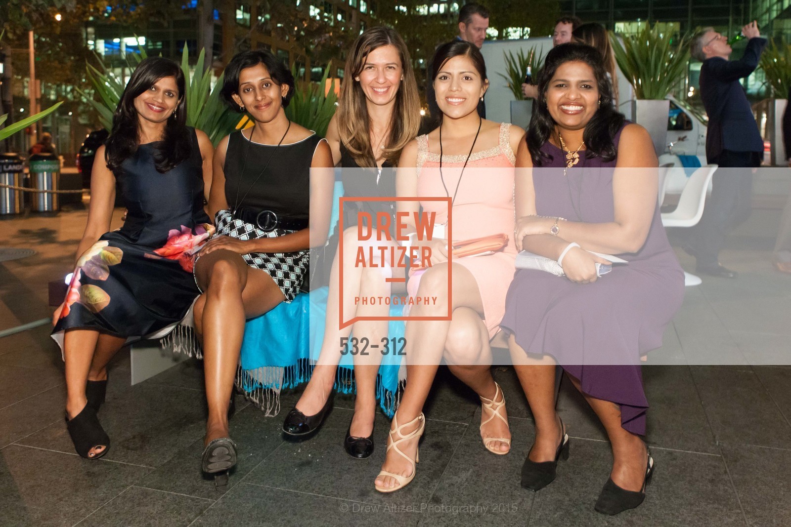 Dhana Pawar, Sapna Sapagopan, Belis Sly, Shobha Srivasa, Nasdaq 25th Anniversary, Foundry III. 505 Howard Street, September 24th, 2015,Drew Altizer, Drew Altizer Photography, full-service agency, private events, San Francisco photographer, photographer california