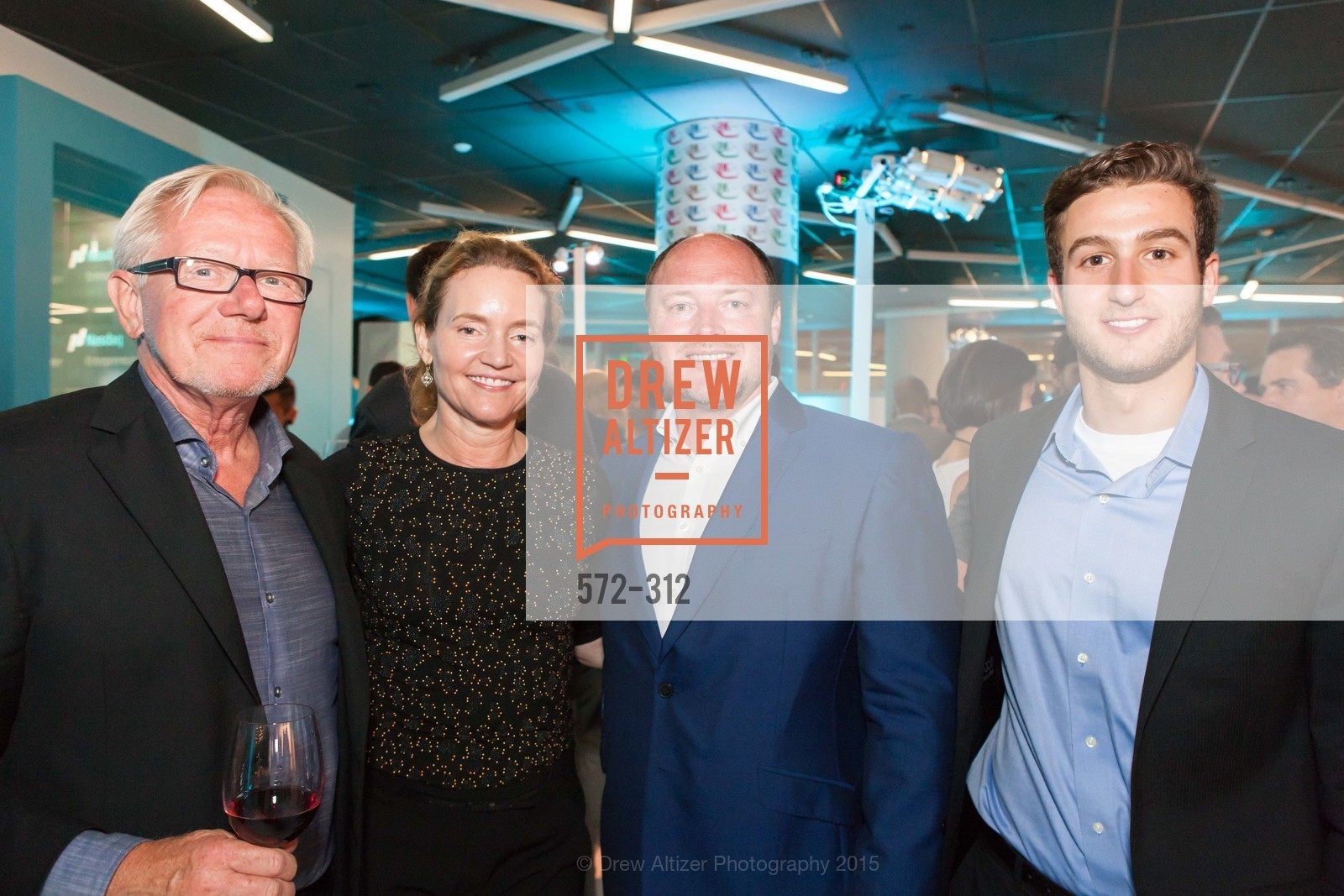 Tom Caylor, Kim Colese, Terry Howerton, Brendan Karp, Nasdaq 25th Anniversary, Foundry III. 505 Howard Street, September 24th, 2015,Drew Altizer, Drew Altizer Photography, full-service agency, private events, San Francisco photographer, photographer california